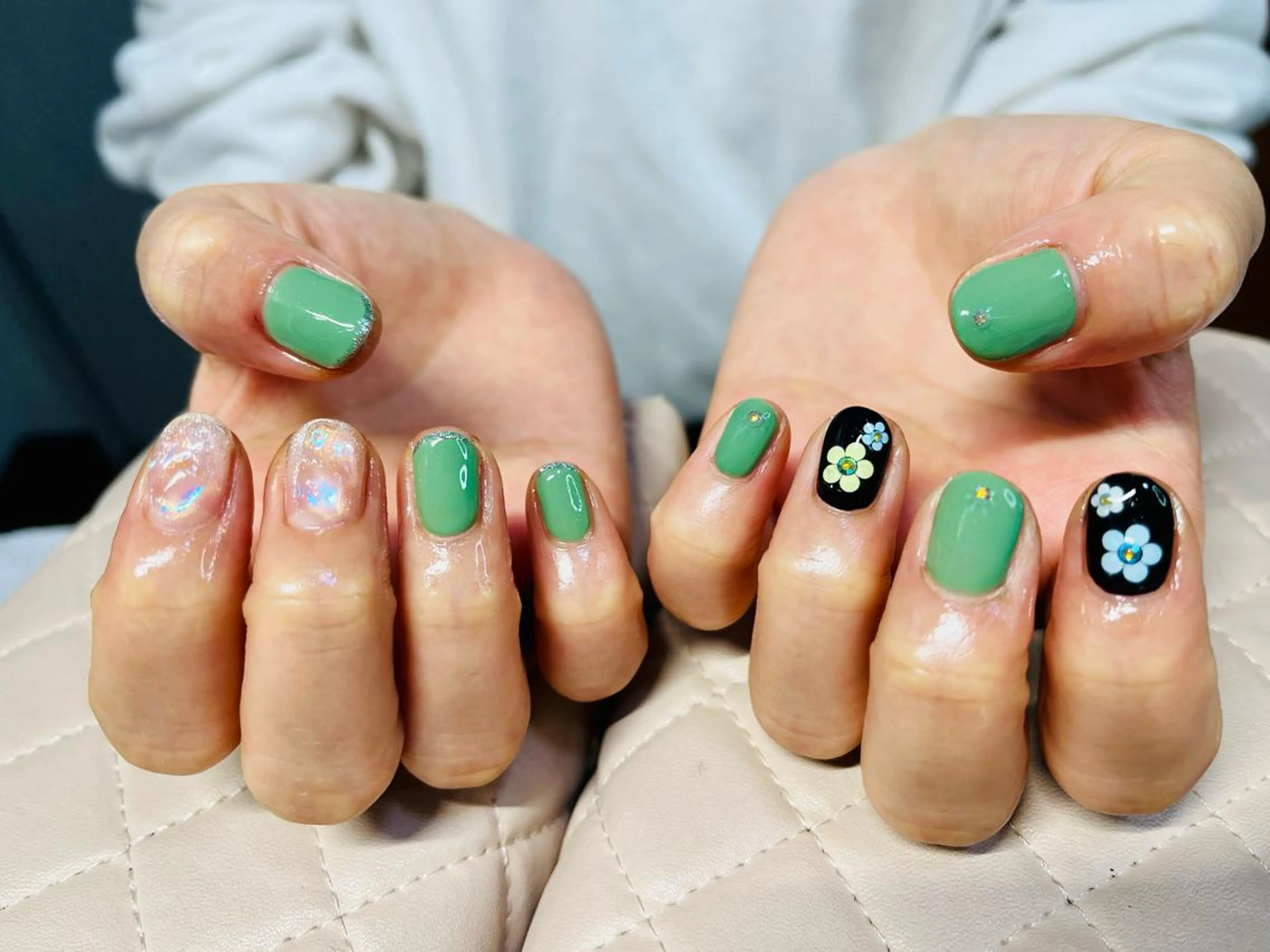 ネイル goldgleams ちなのネイルデザイン