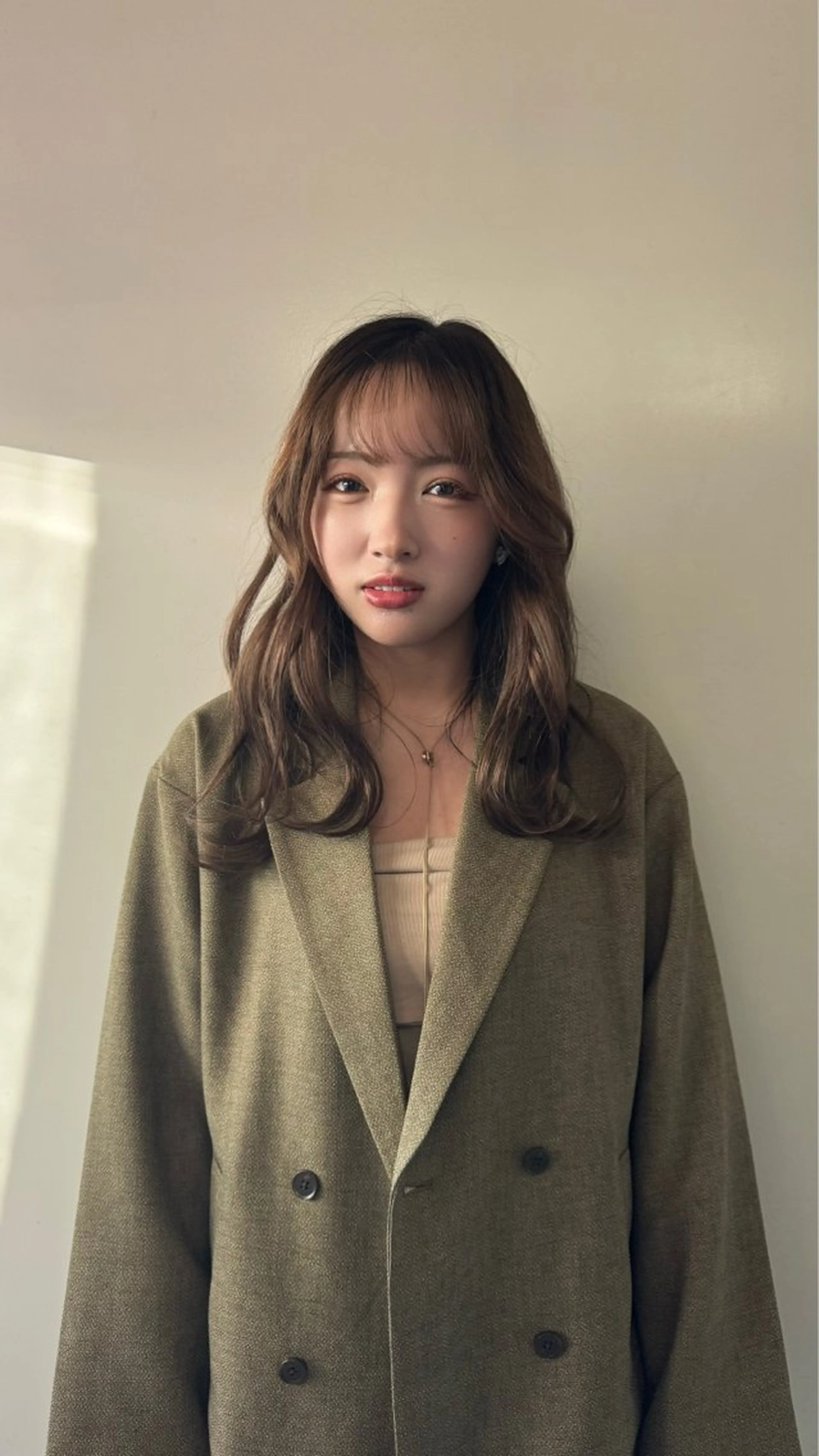 セミロング ヘアアレンジ 髪質改善 似合わせカット トリートメント ✨艶感カラー💫 髪質改善🫧のヘアスタイル