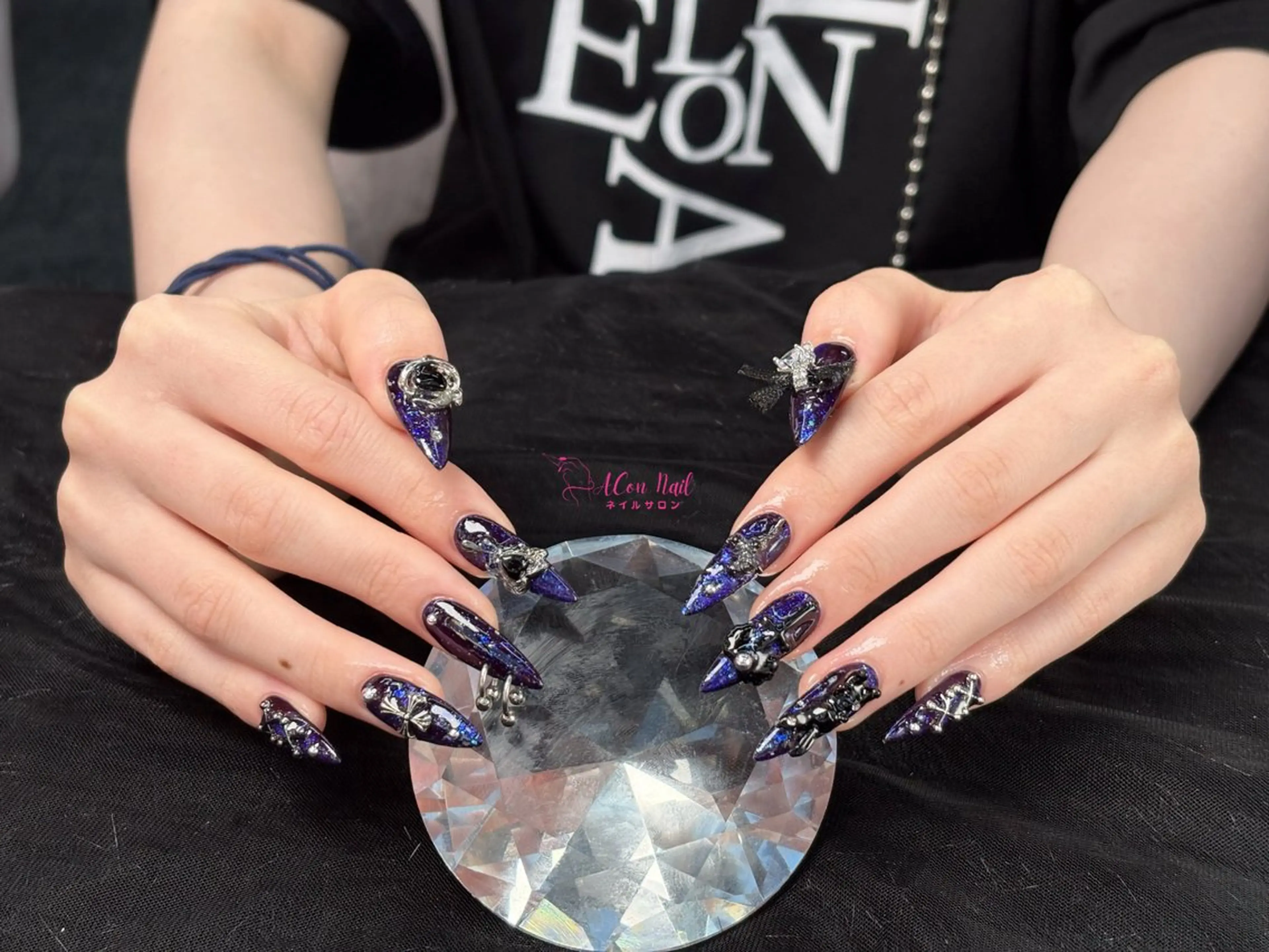 ネイル 桜ネイル 長さ出し フラワーネイル フレンチネイル ジェルネイル ハンドネイル AConNailSalon所属・ACon NailSalonのネイルデザイン