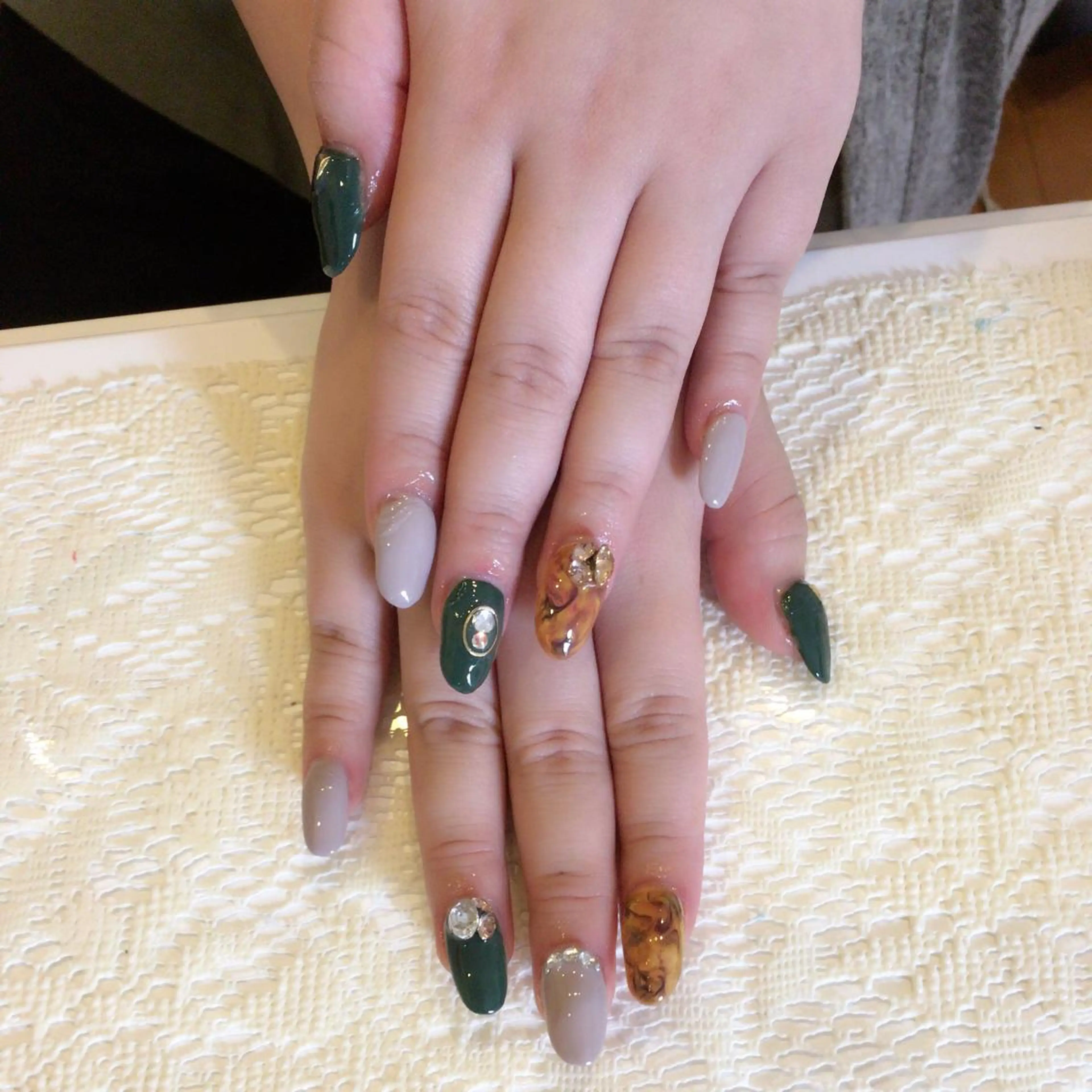 ネイル スカルプネイル 藤 あやのネイルデザイン