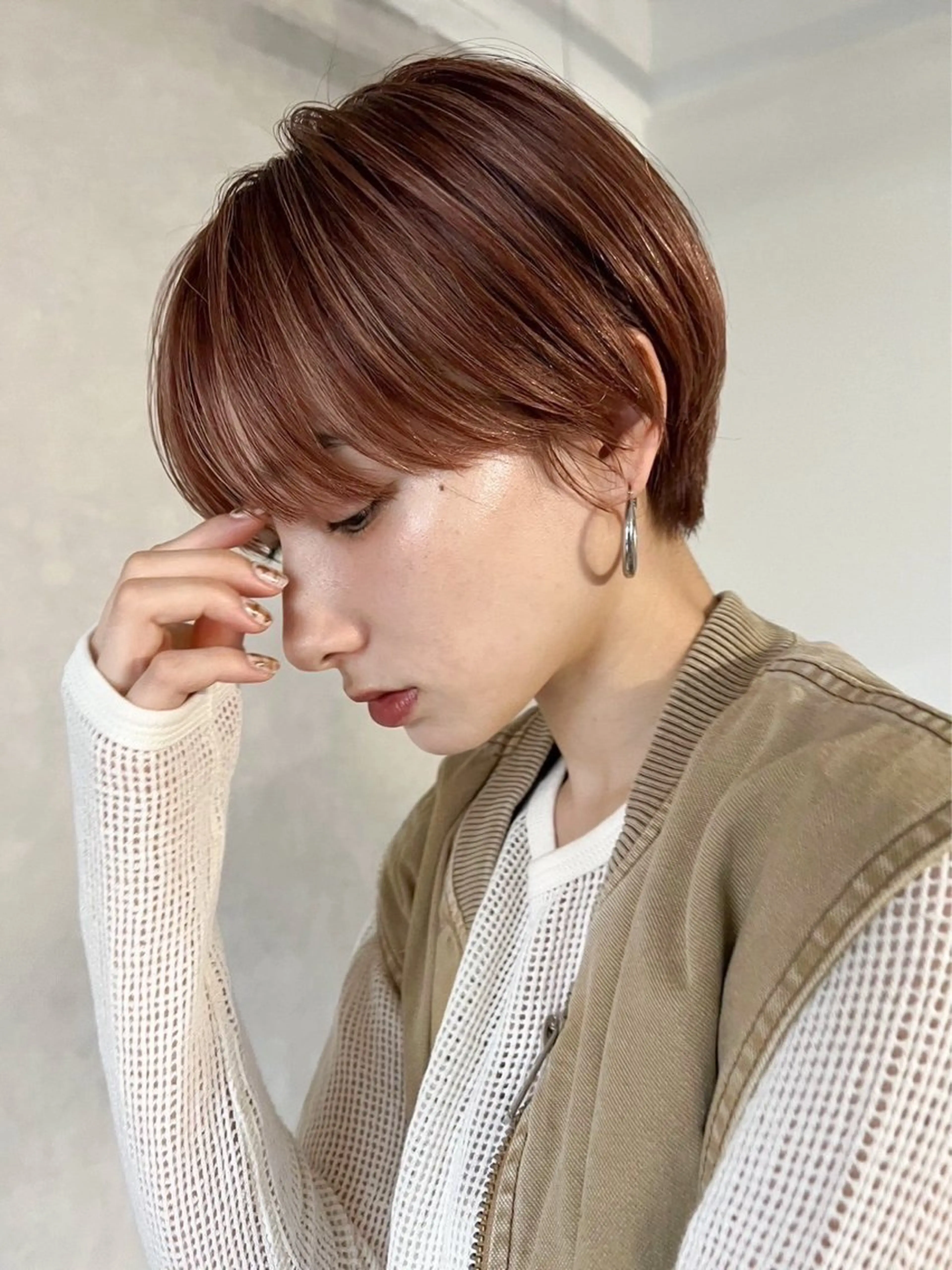 ショート カット ヘアカラー 髪質改善カラー🫧 横浜/liberteのヘアスタイル