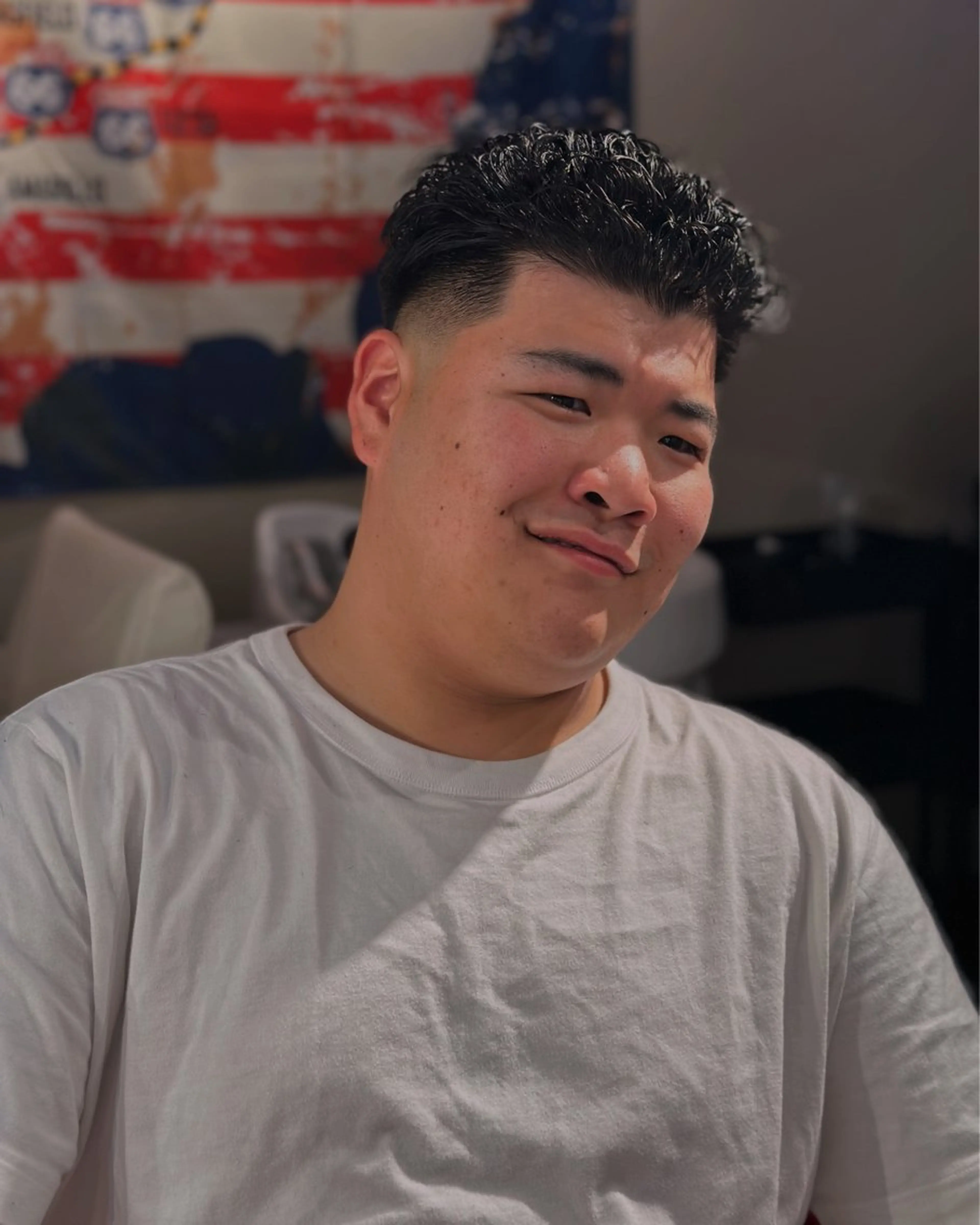 カット パーマの写真