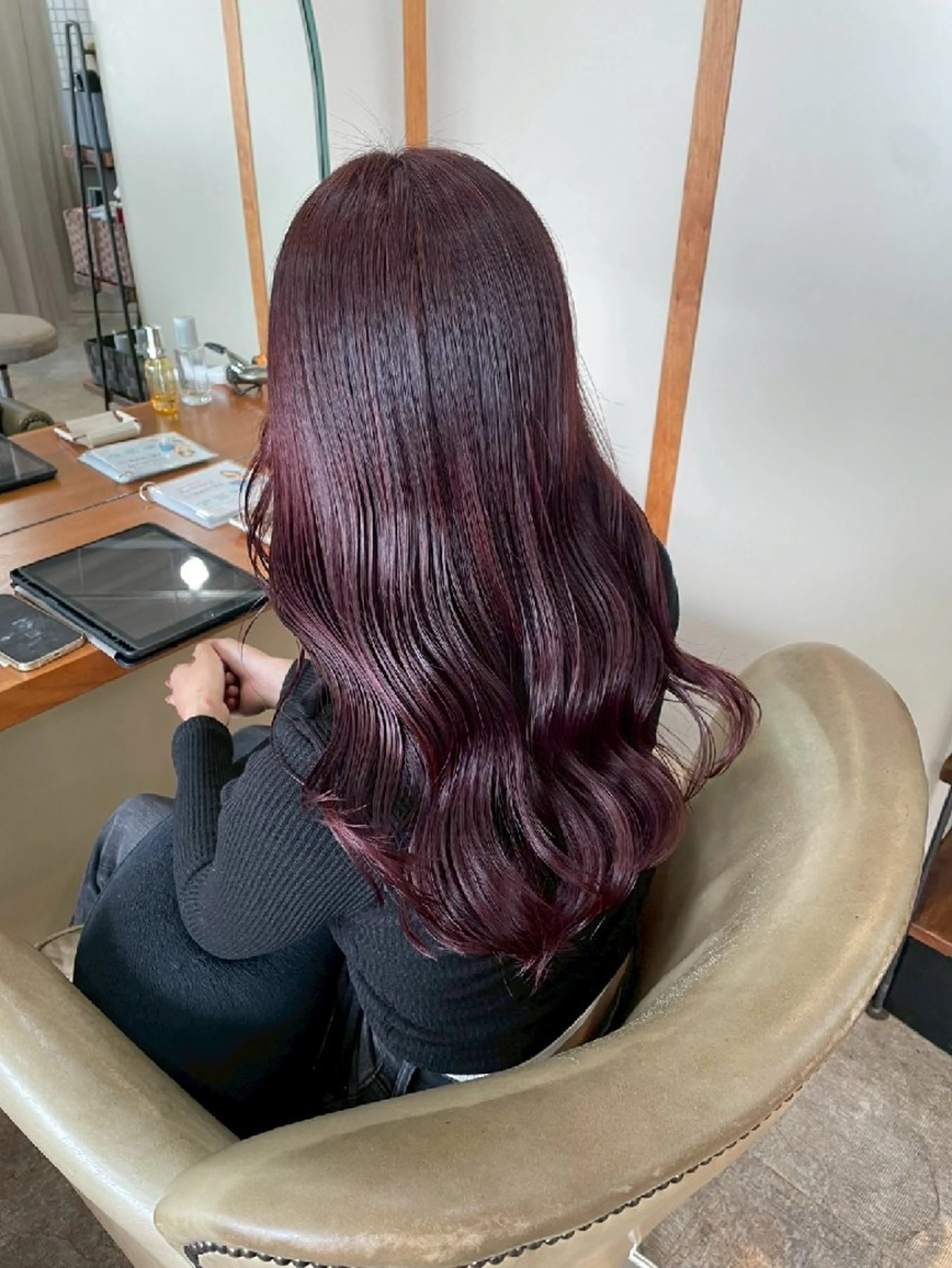 ロング カラー ヘアカラー 徳永 小想のヘアスタイル