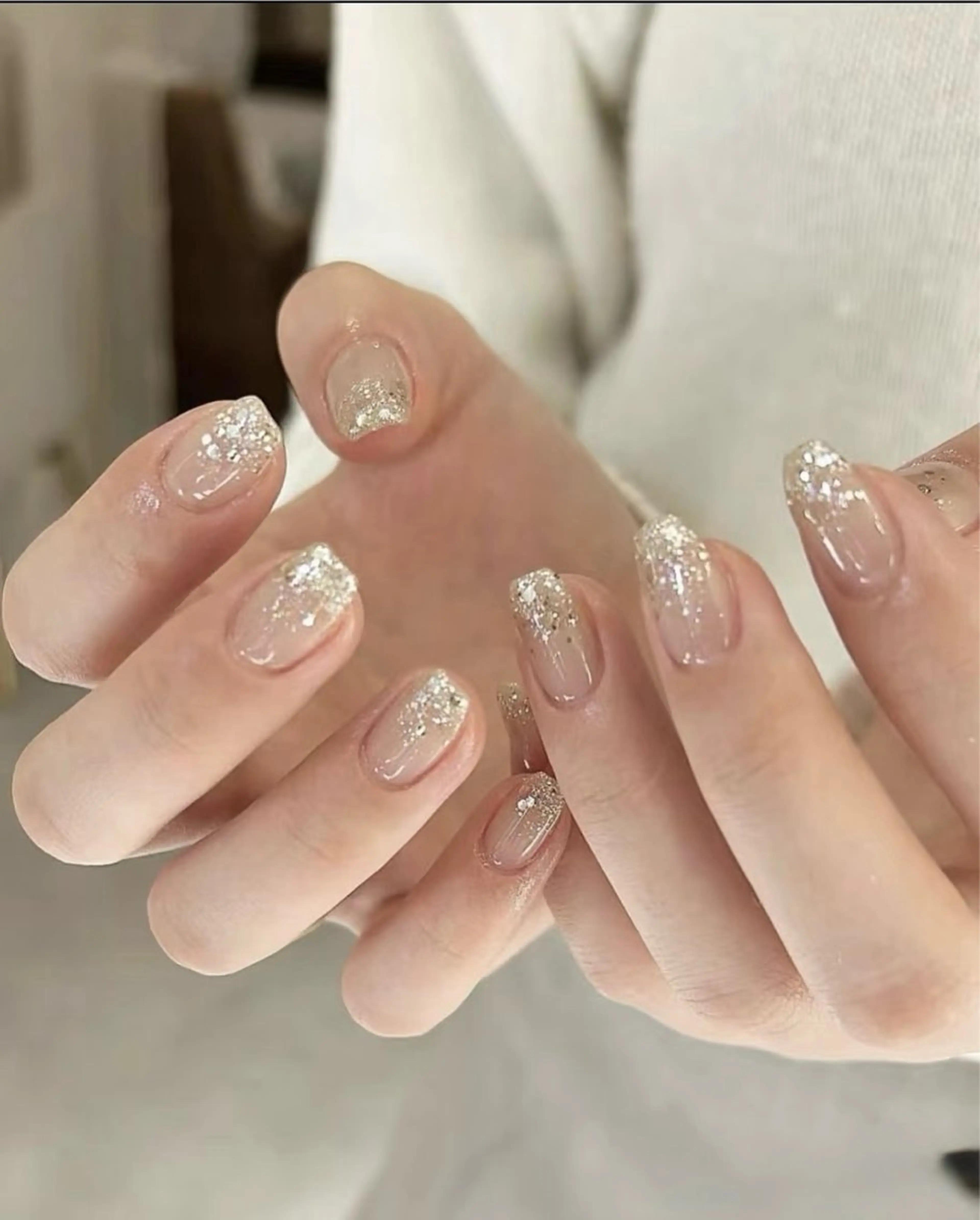 【HAND】ラメグラデーションorマグネットワンカラの写真