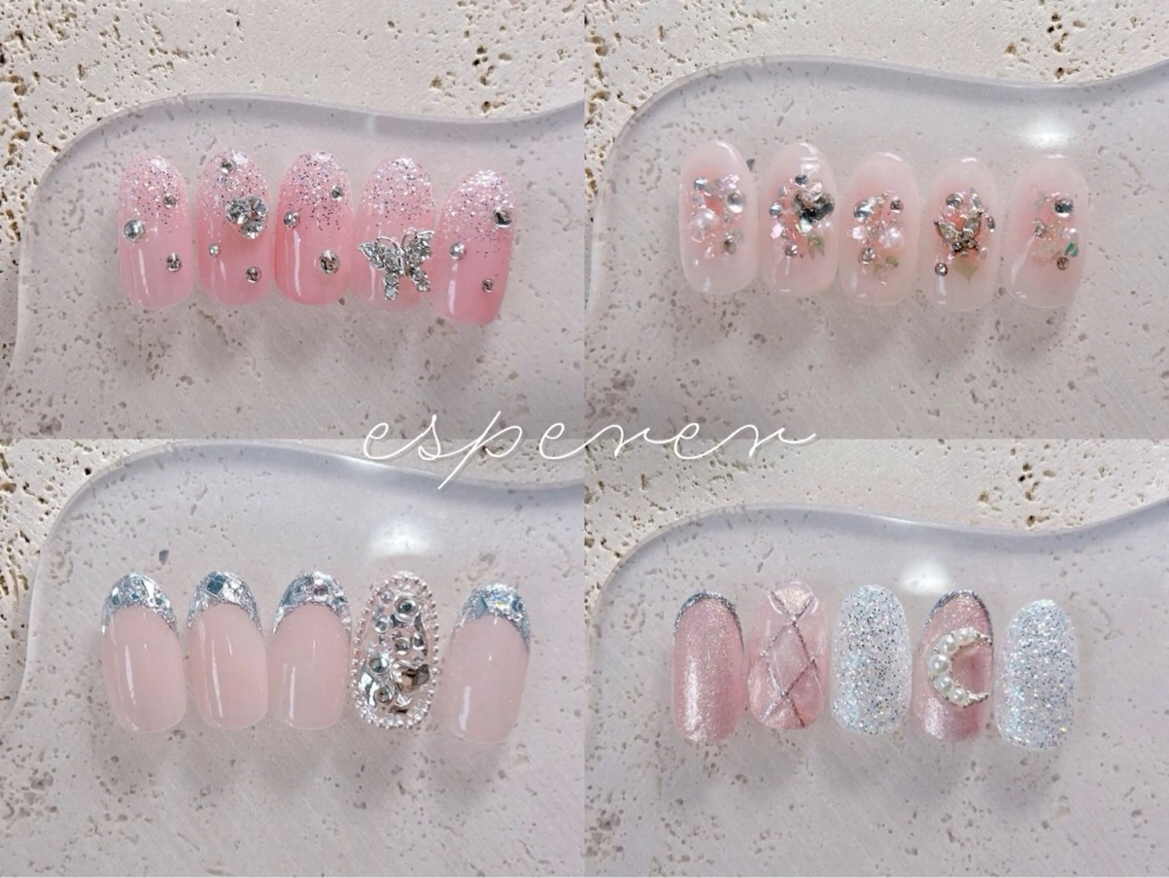 ［オフ有り★ケア付］ハンド:ワンホンネイル/オーダーメイド110分/アート多め/キラキラネイル¥6900🎀の写真