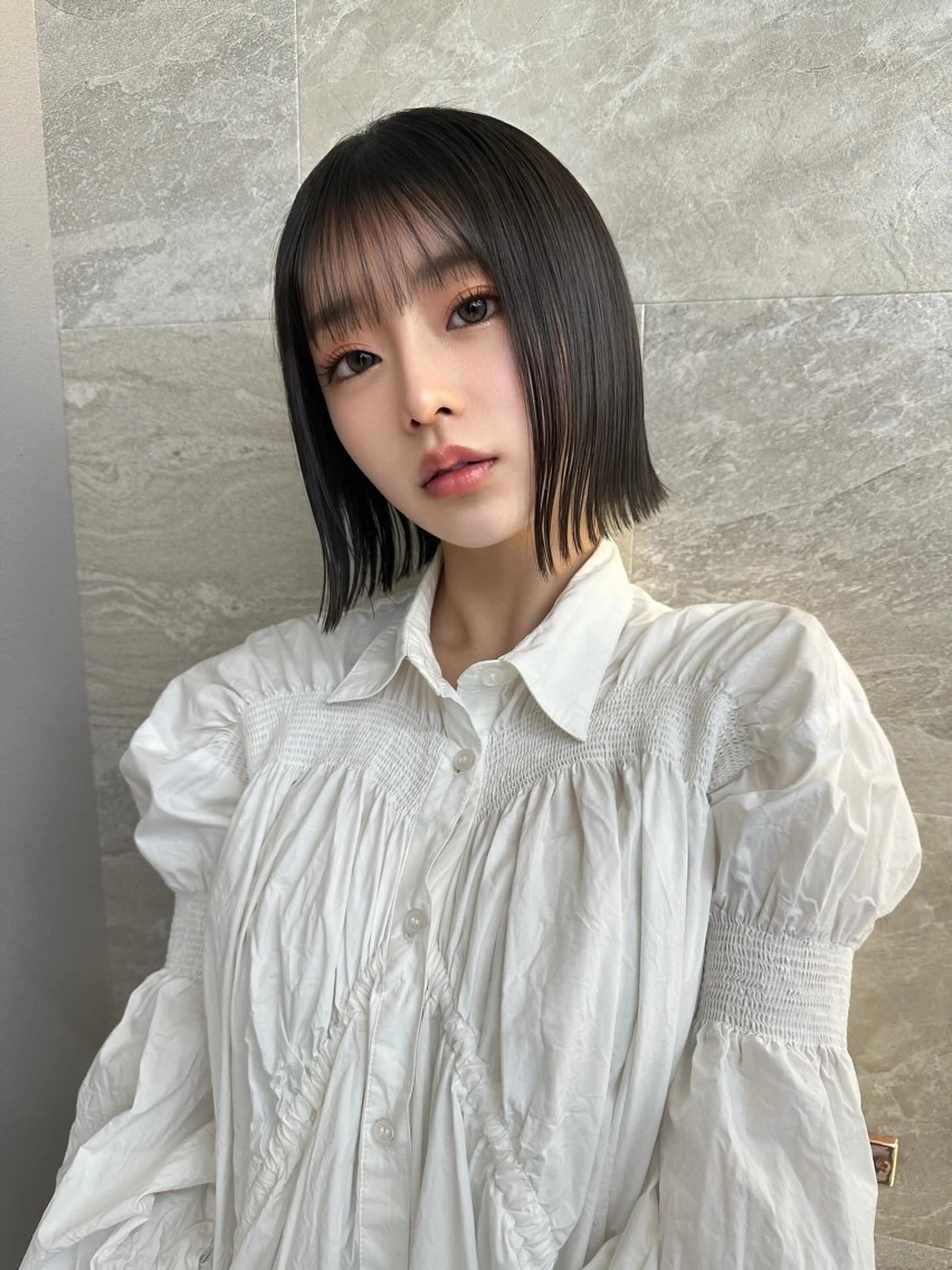 ショート カラー カット ヘアカラー トリートメント 🇰🇷韓国ヘア/ レイヤー/まさ❣️のヘアスタイル