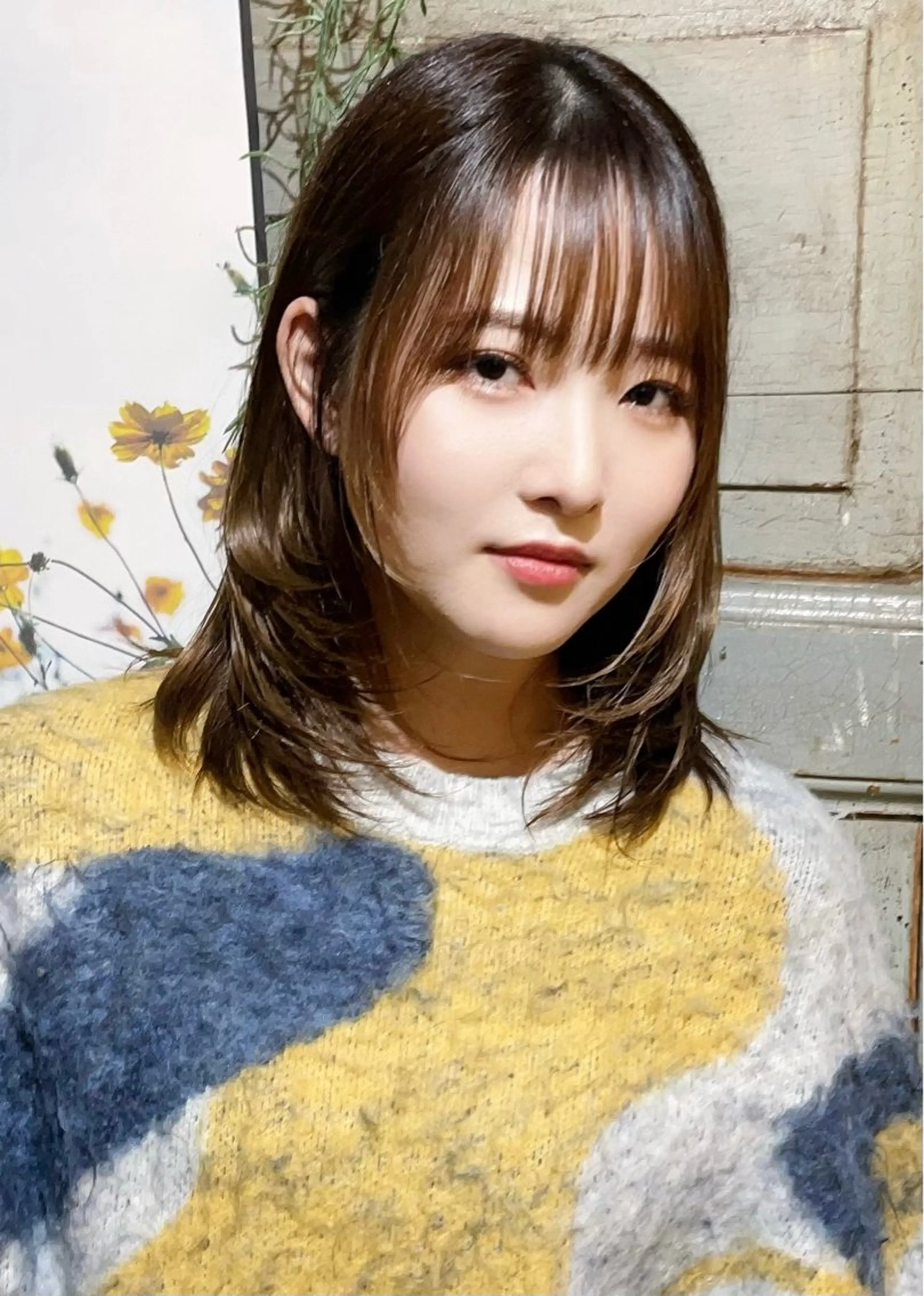 セミロング カラー モテるブラウンカラー の達人Tomoyaのヘアスタイル