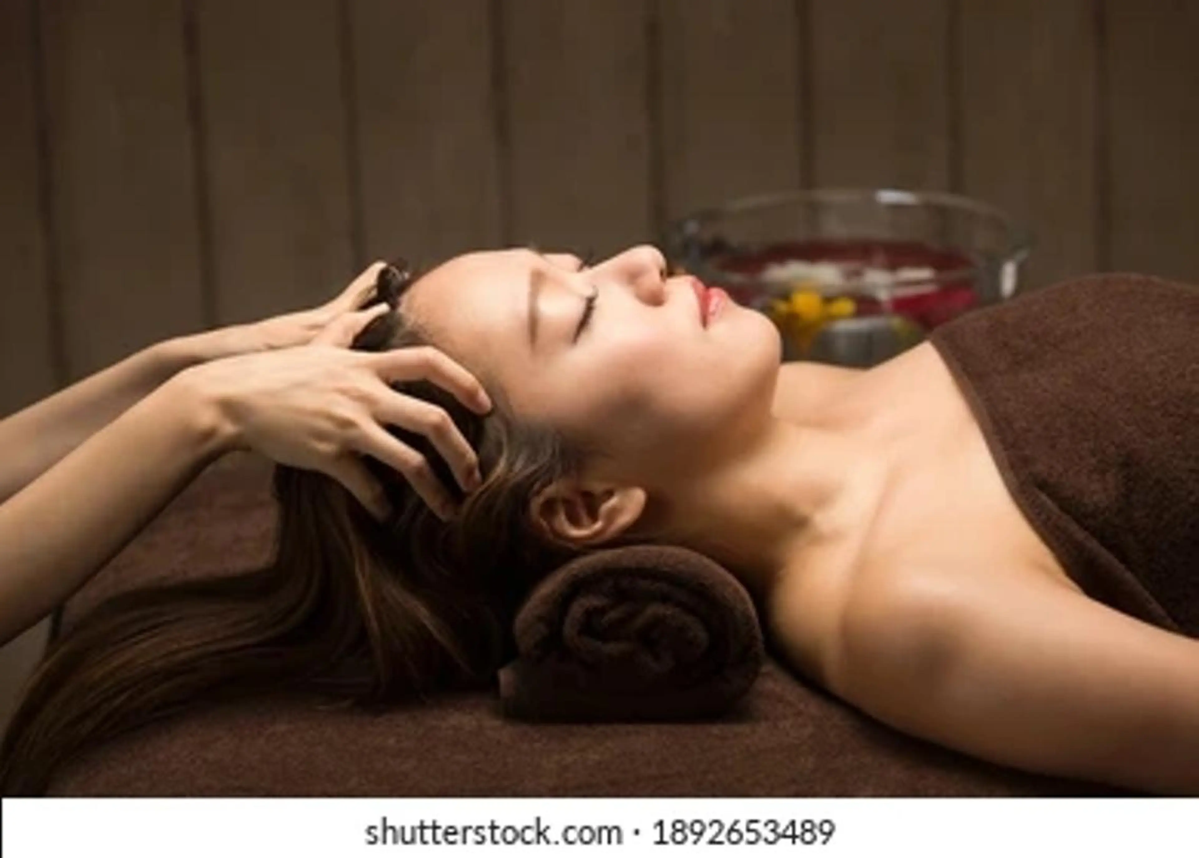 オプション、追加、お顔のコリをほぐします。の写真