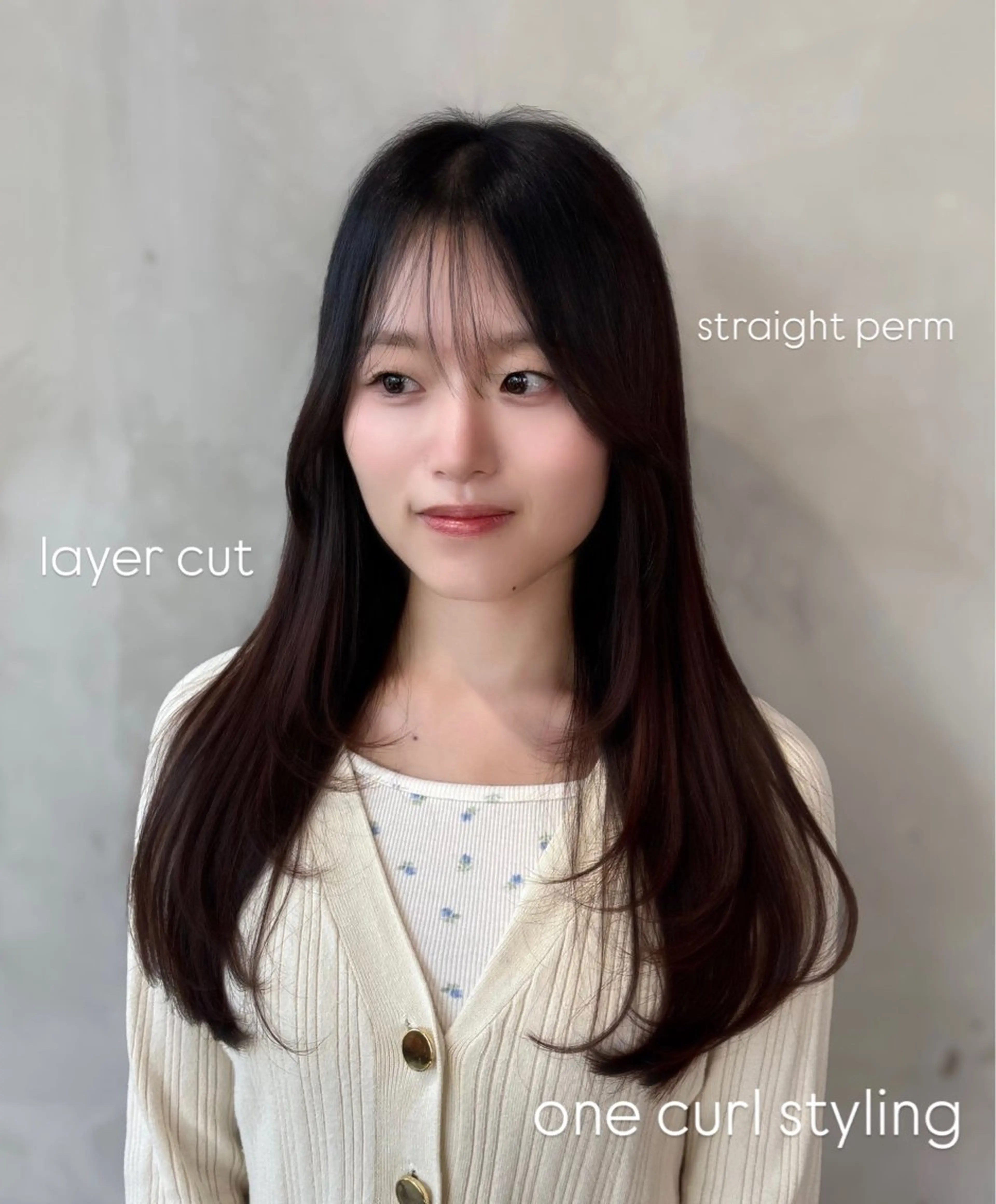 ロング 🤍韓国ヘア/ 楓🤍のヘアスタイル