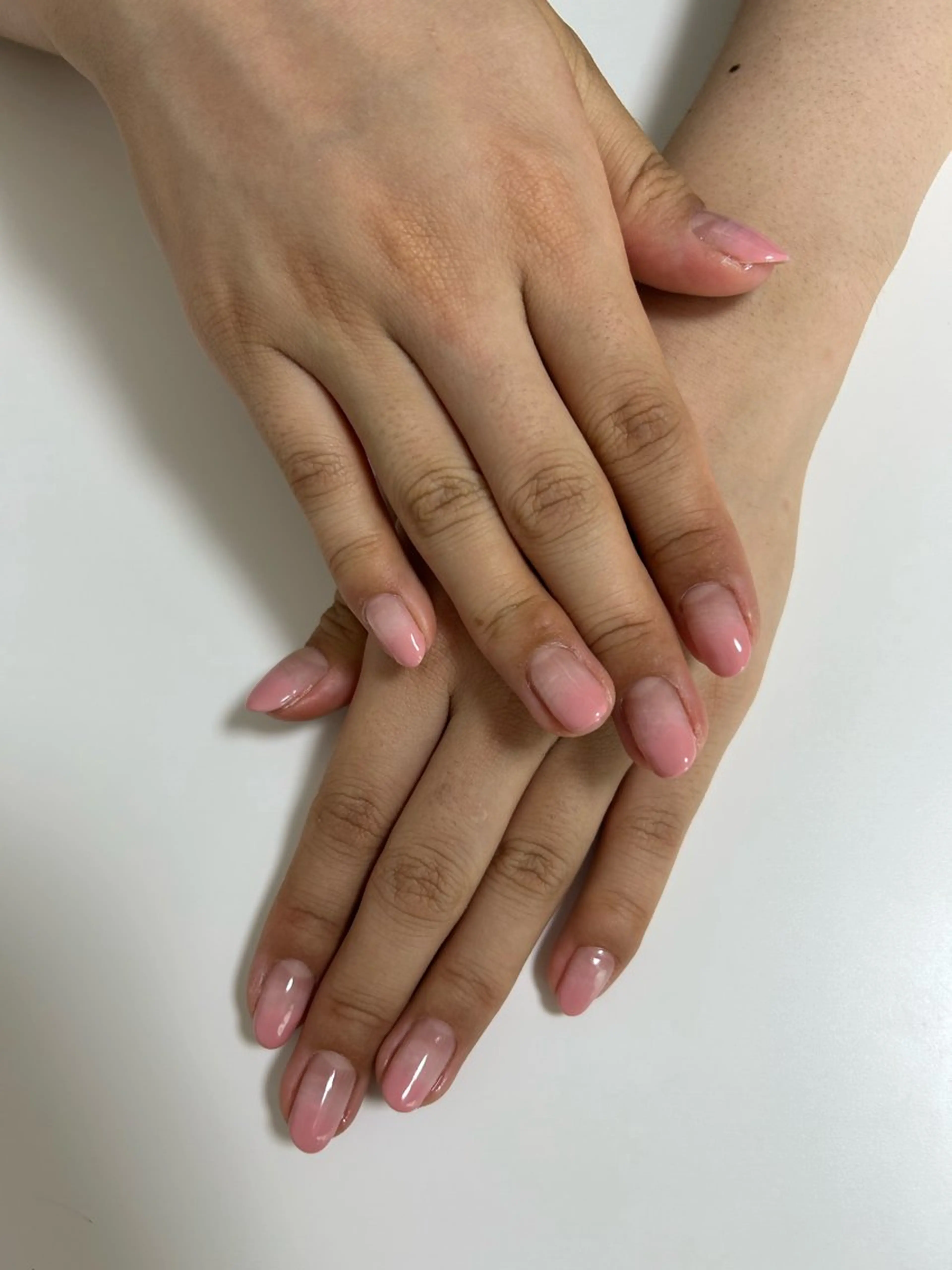 ネイル ピンク スカルプネイル ハンドネイル 自宅サロン♡ Mamiのネイルデザイン