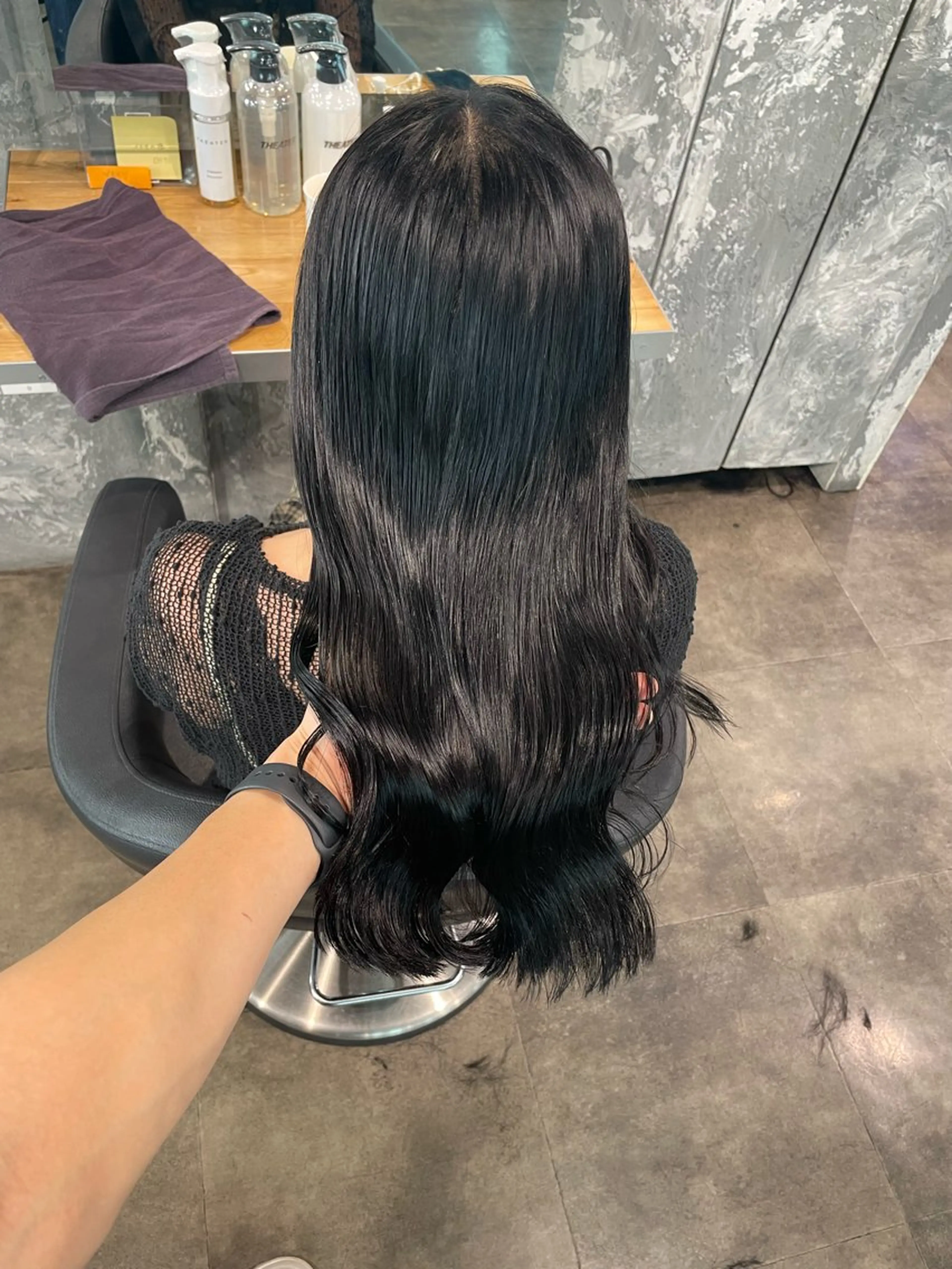 セミロング カラー カット ヘアカラー トリートメント ヘッドスパ ヘアセット ベージュカラー💖 やすひろのヘアスタイル