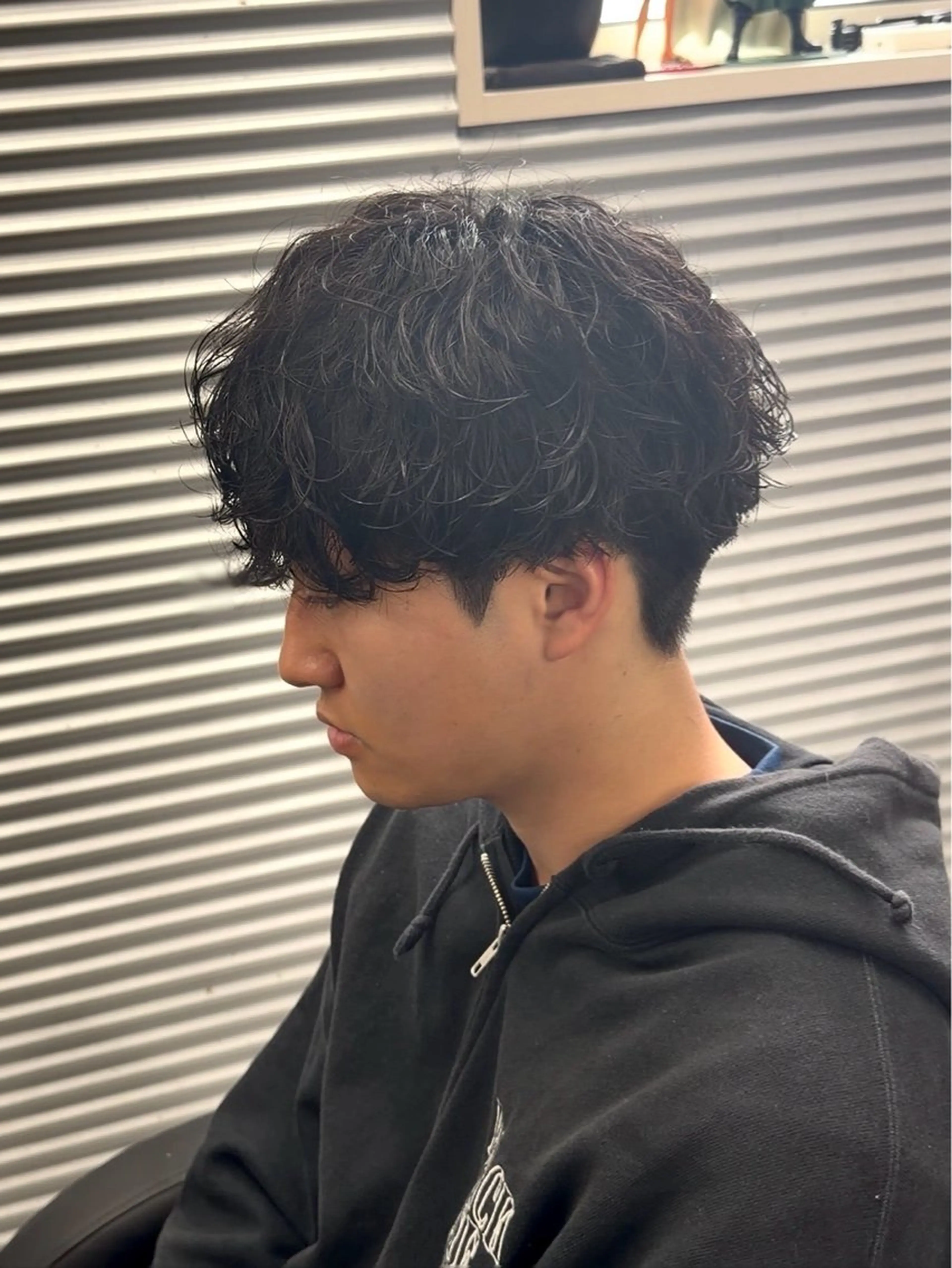 ショート パーマ メンズ メンズパーマ カット パーマ トリートメント メンズの悩み解決専門 柏パーマ職人/曽我尾のヘアスタイル