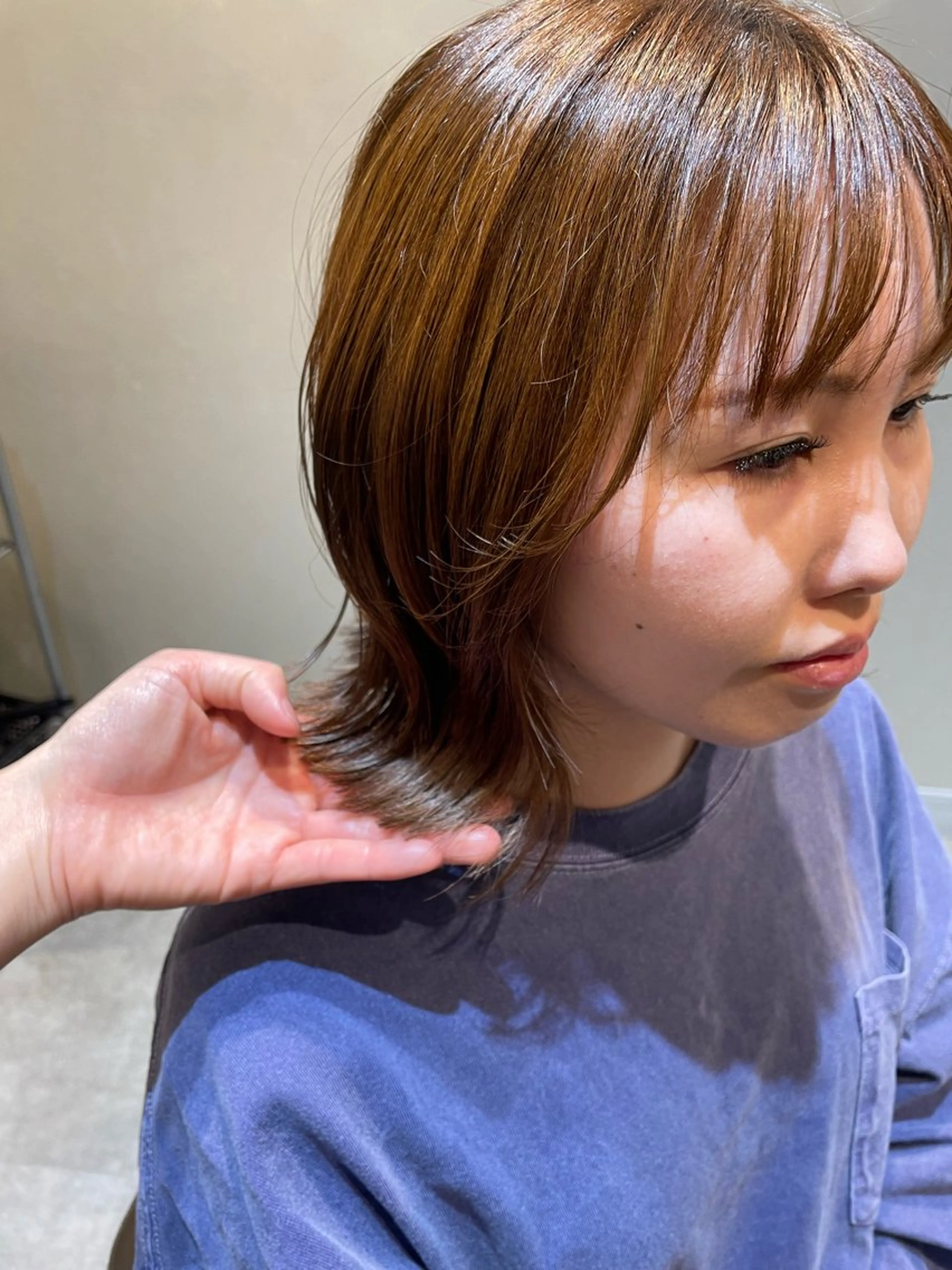 ミディアム 安藤萌栞 ／カットモデル募集のヘアスタイル