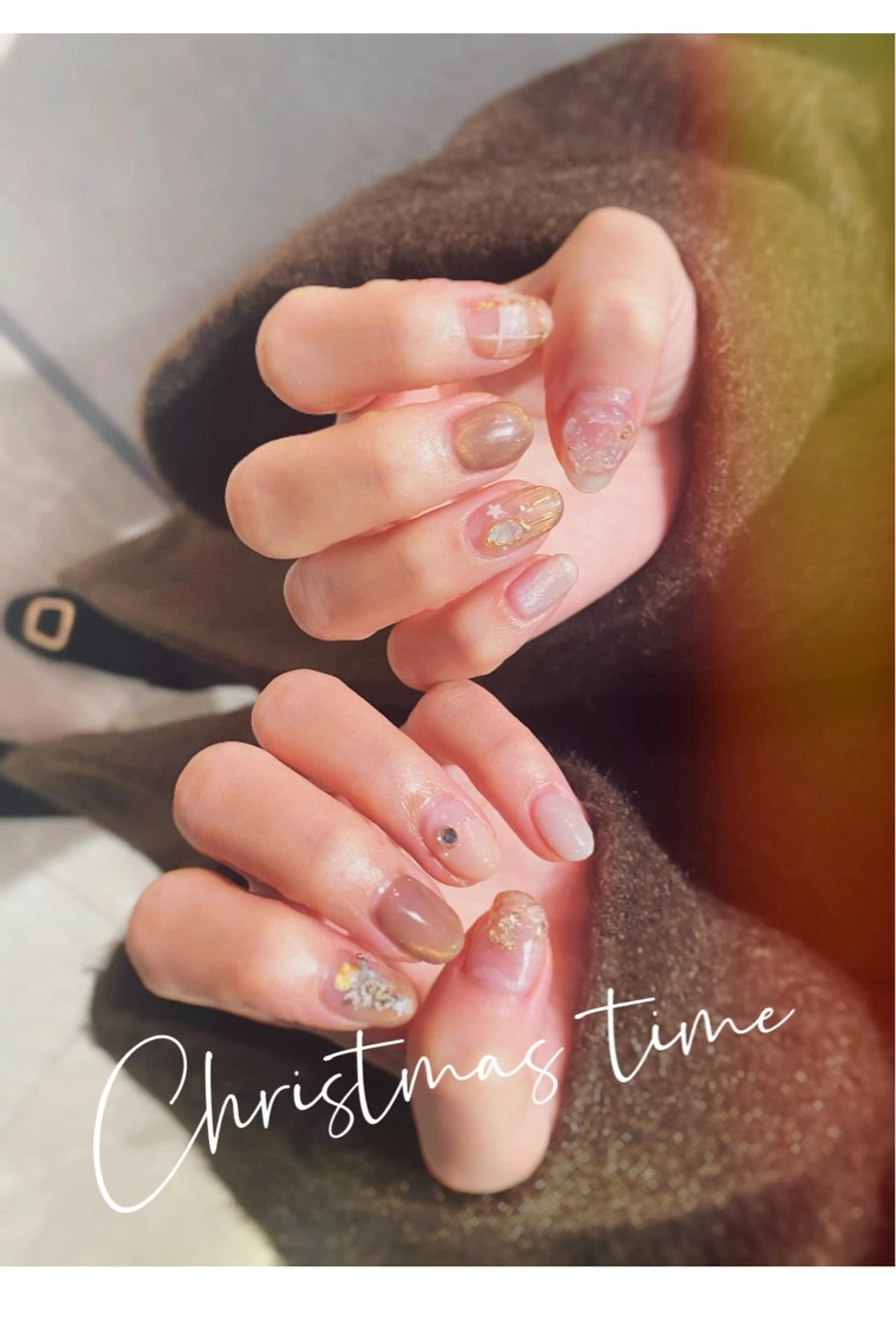 ネイル 冬ネイル クリスマス free hug Hiromiのネイルデザイン