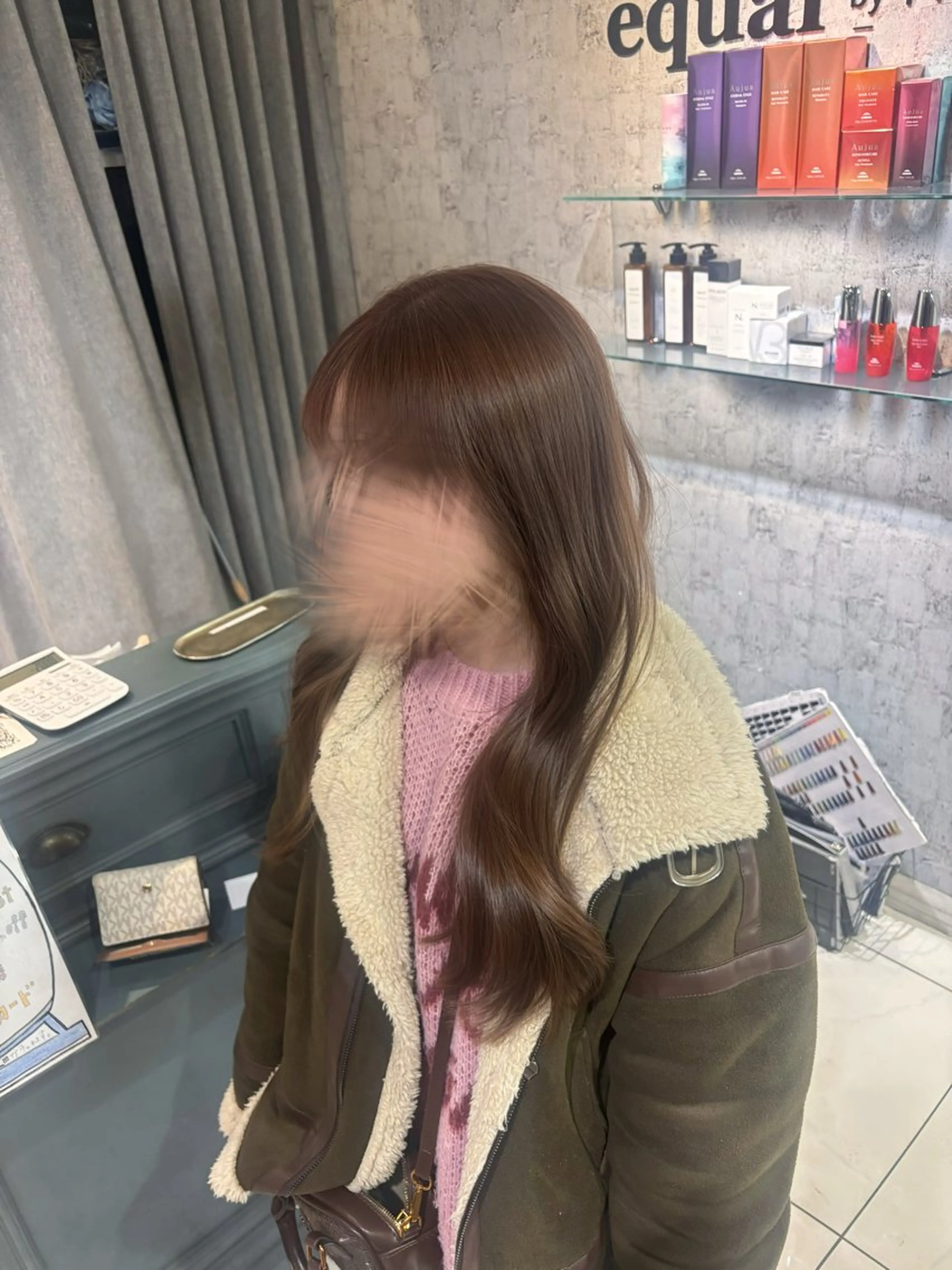 ロング カラー ヘアカラー 韓国髪質改善艶カラー /レイヤー/miyuのヘアスタイル