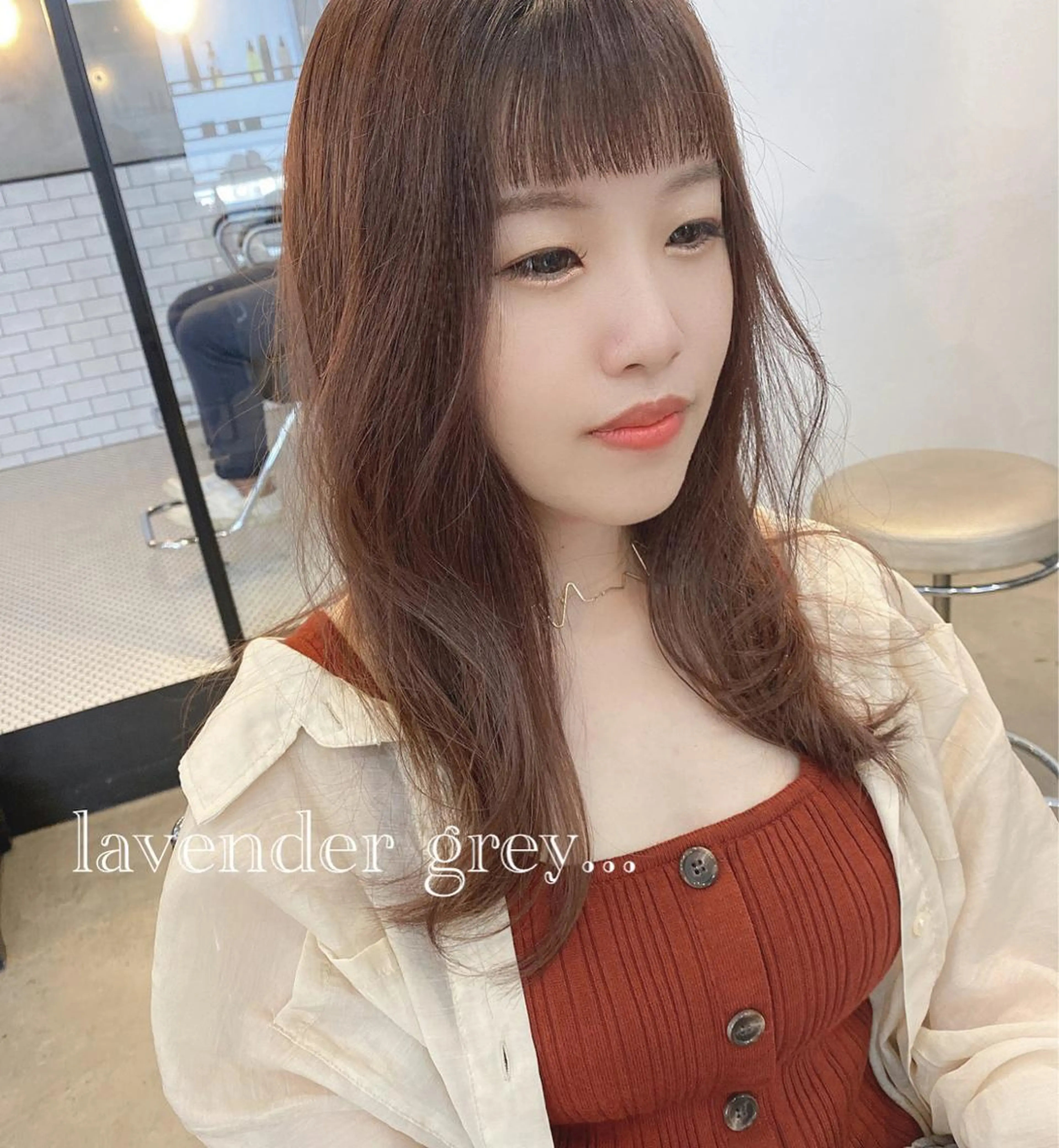 セミロング カラー ヘアアレンジ stylist/蛯谷 珠里のヘアスタイル