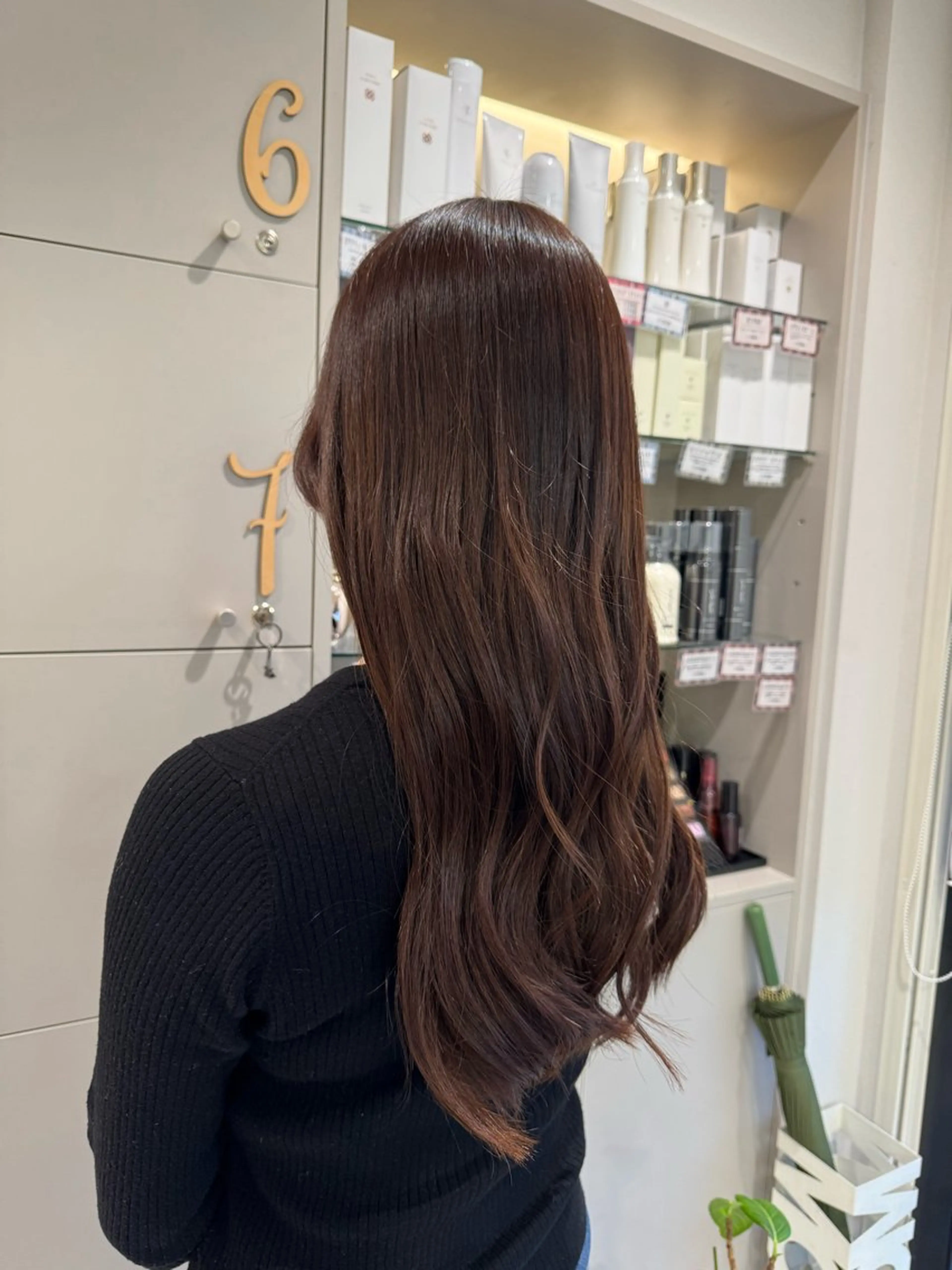 ロング カラー ヘアカラー crece💫 kurumiのヘアスタイル