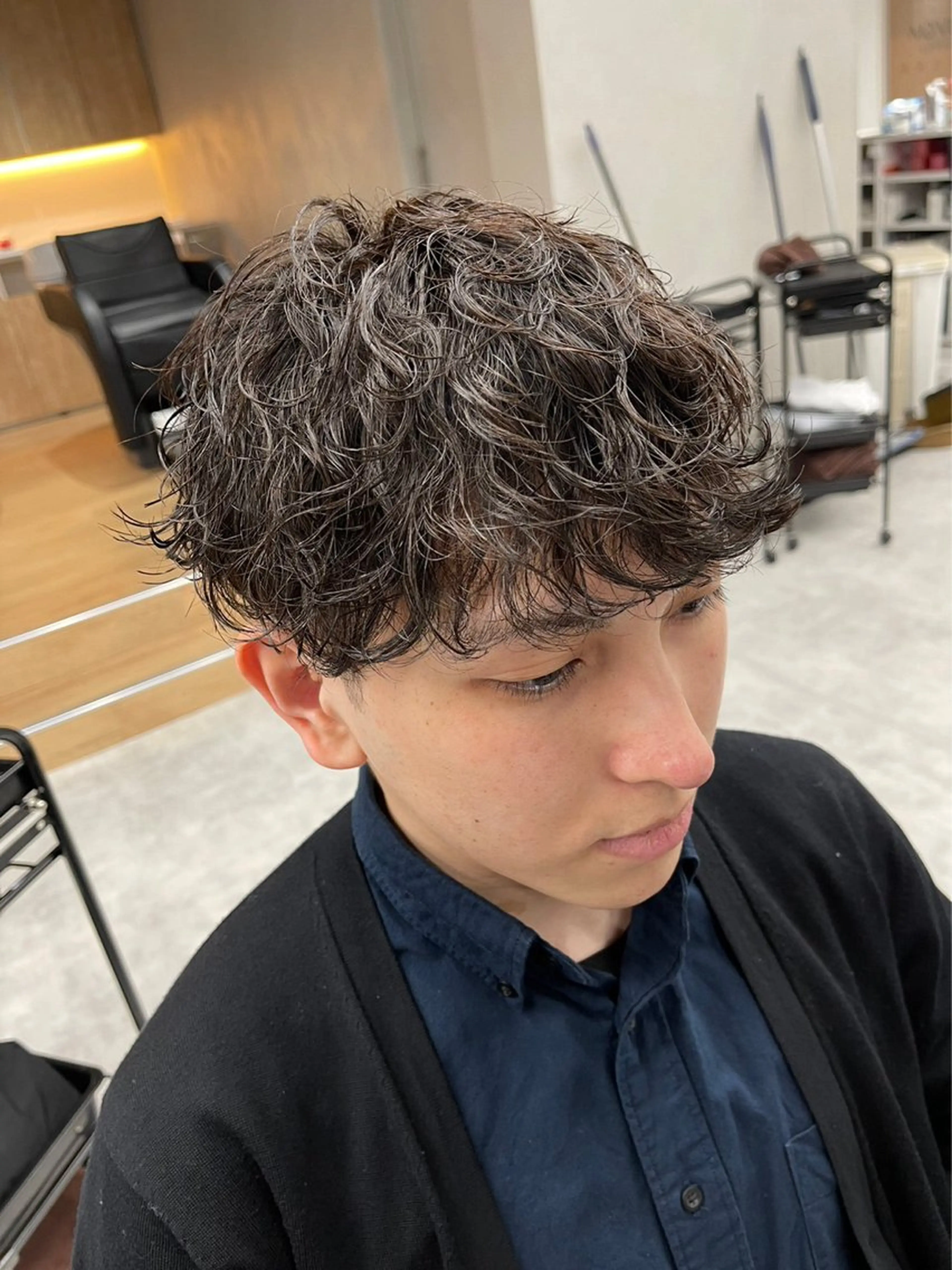 パーマ メンズ メンズパーマ/新潟/ 万代/高橋悠叶のヘアスタイル