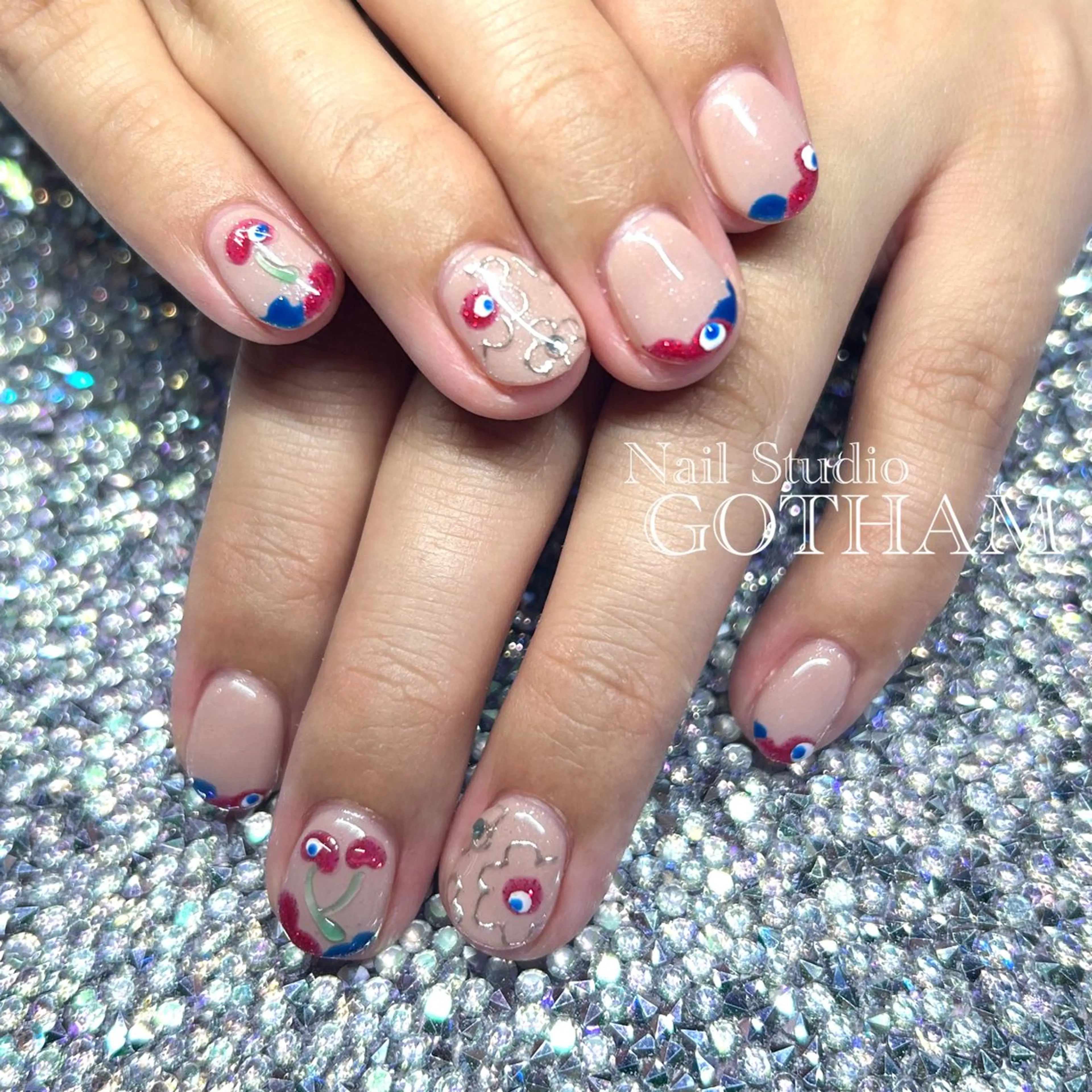 ネイル ハンドネイル Nail Studio GOTHAM所属・高円寺駅からすぐ🌈 ネイルGOTHAMのネイルデザイン