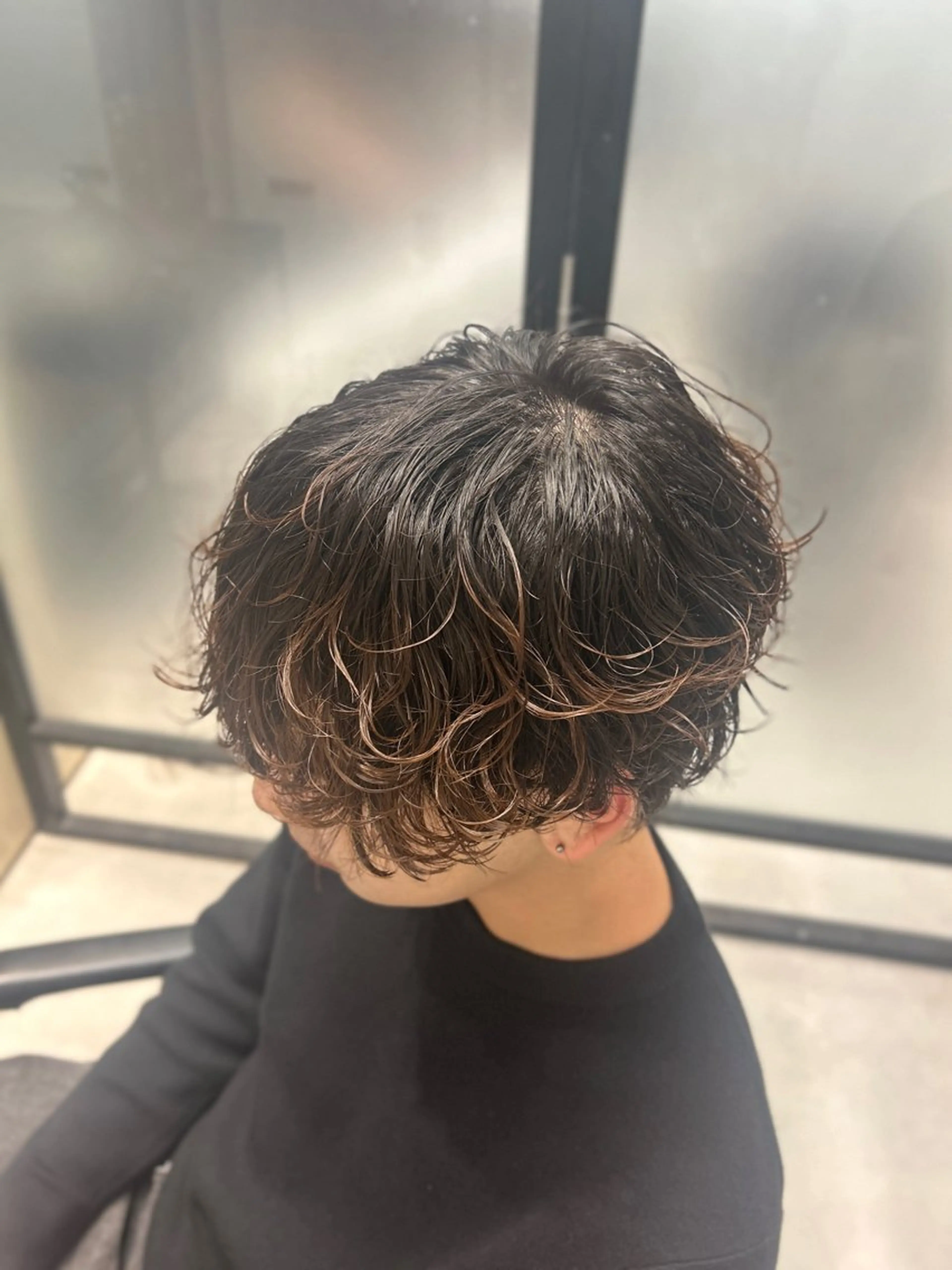 パーマ メンズ カット パーマ 曲がる縮毛矯正/ メンズパーマ森隆之介のヘアスタイル