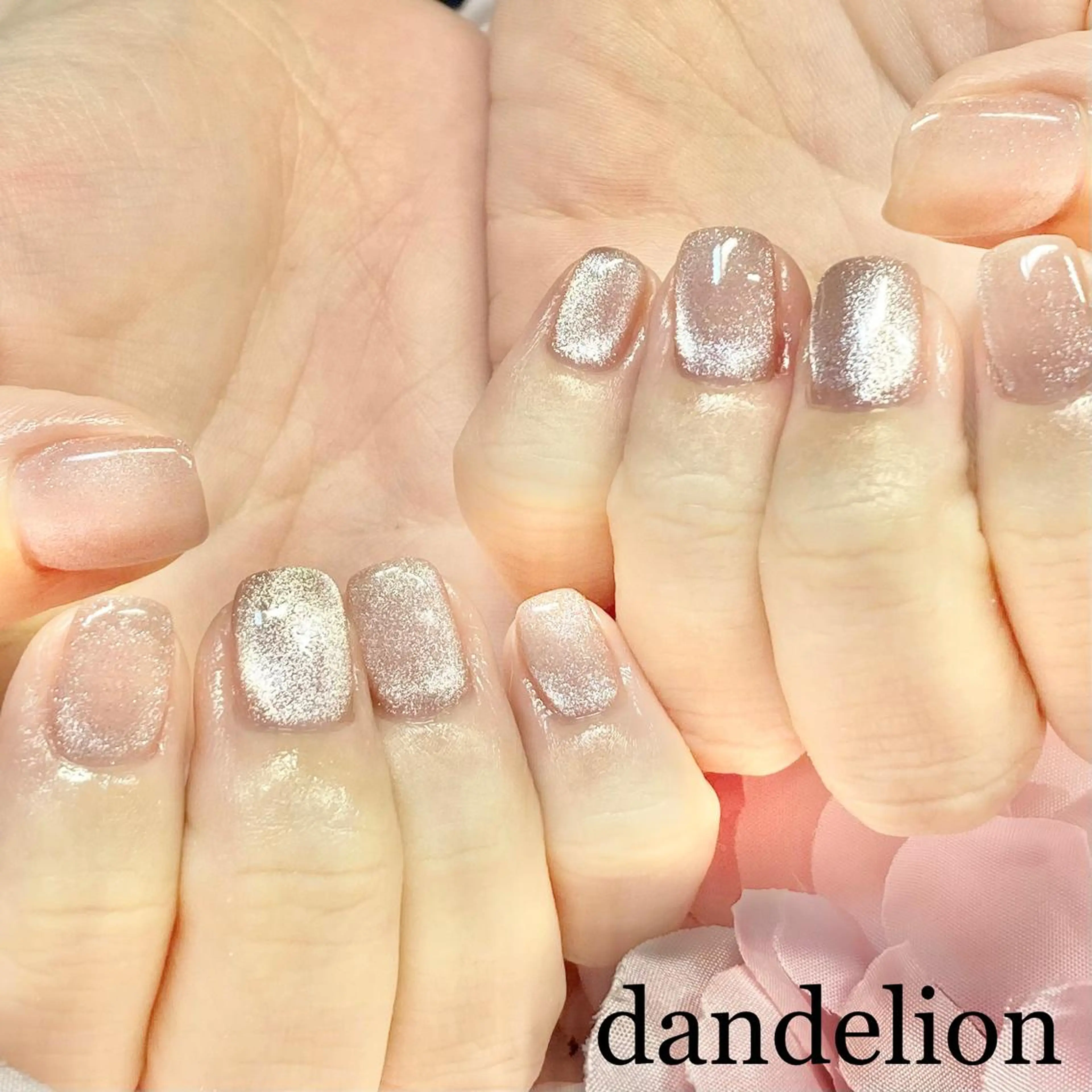 ネイル ハンドネイル ハンドケア dandelion ダンデライオンのネイルデザイン