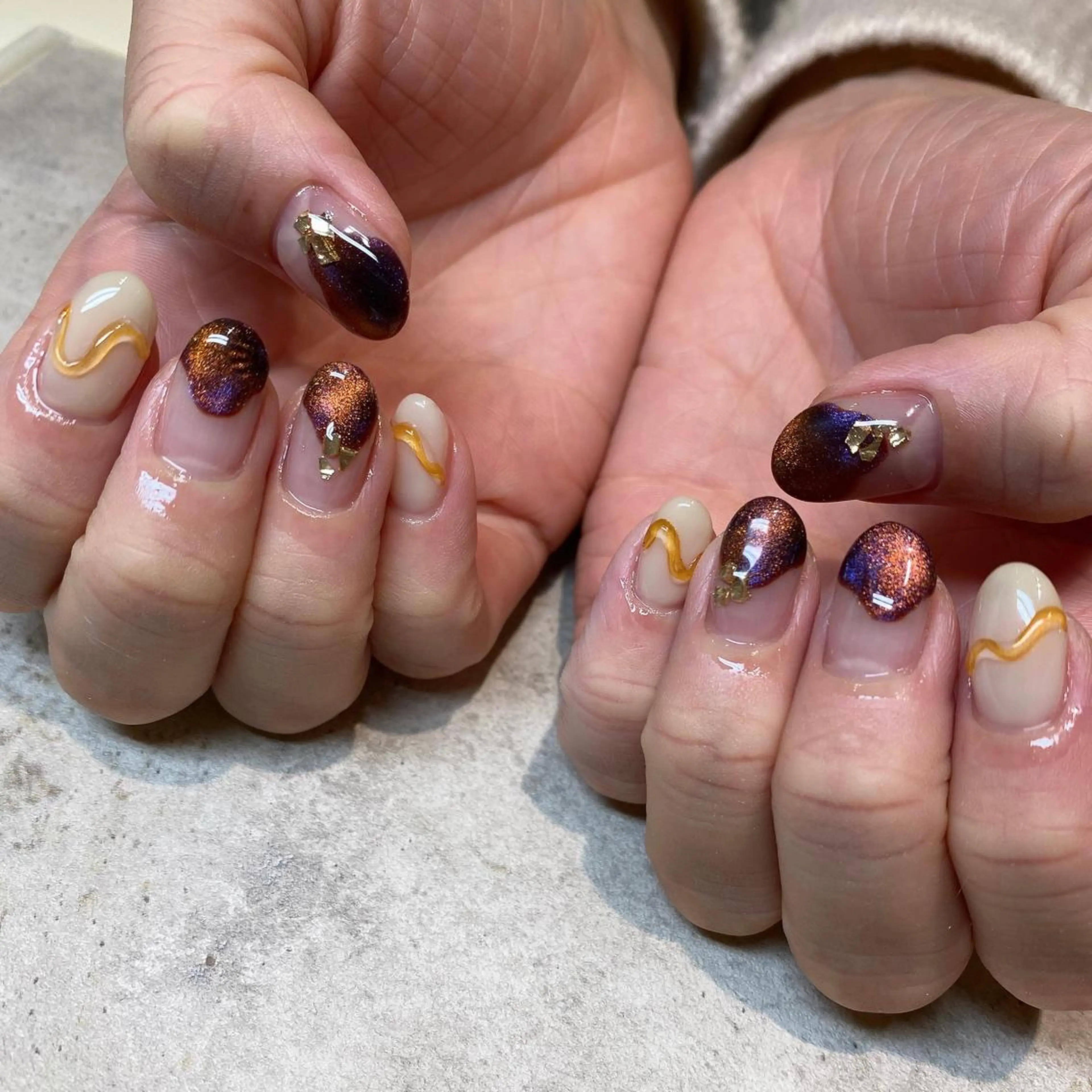 ネイル ハンドネイル among アマン所属・lecoa_ kana／amongのネイルデザイン