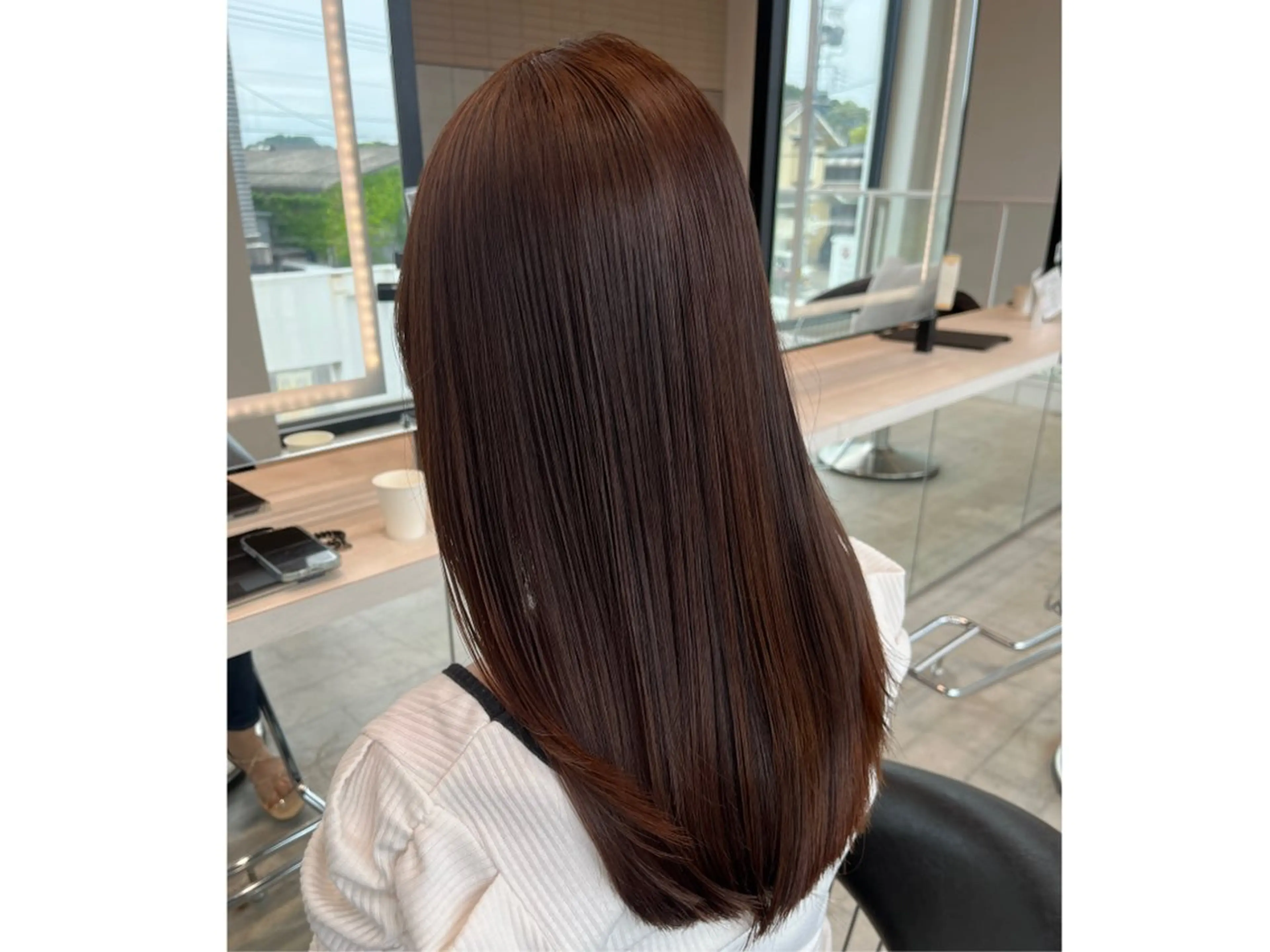 ロング カラー カット 縮毛矯正 韓国ヘア/髪質改善 TAKAHIROのヘアスタイル