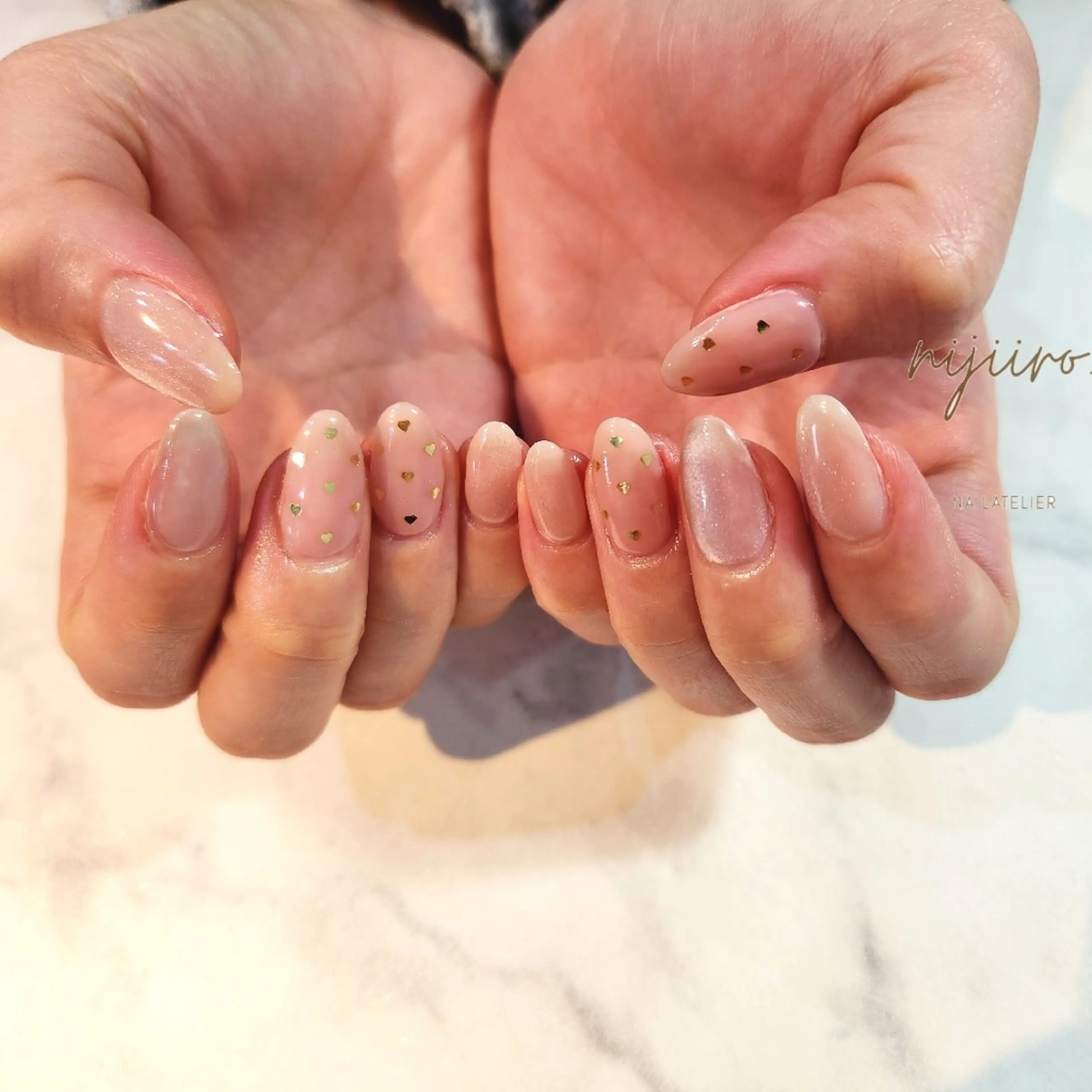 ネイル ハンドネイル nailatelier nijiiro.所属・nijiiro🌈 サトウのネイルデザイン