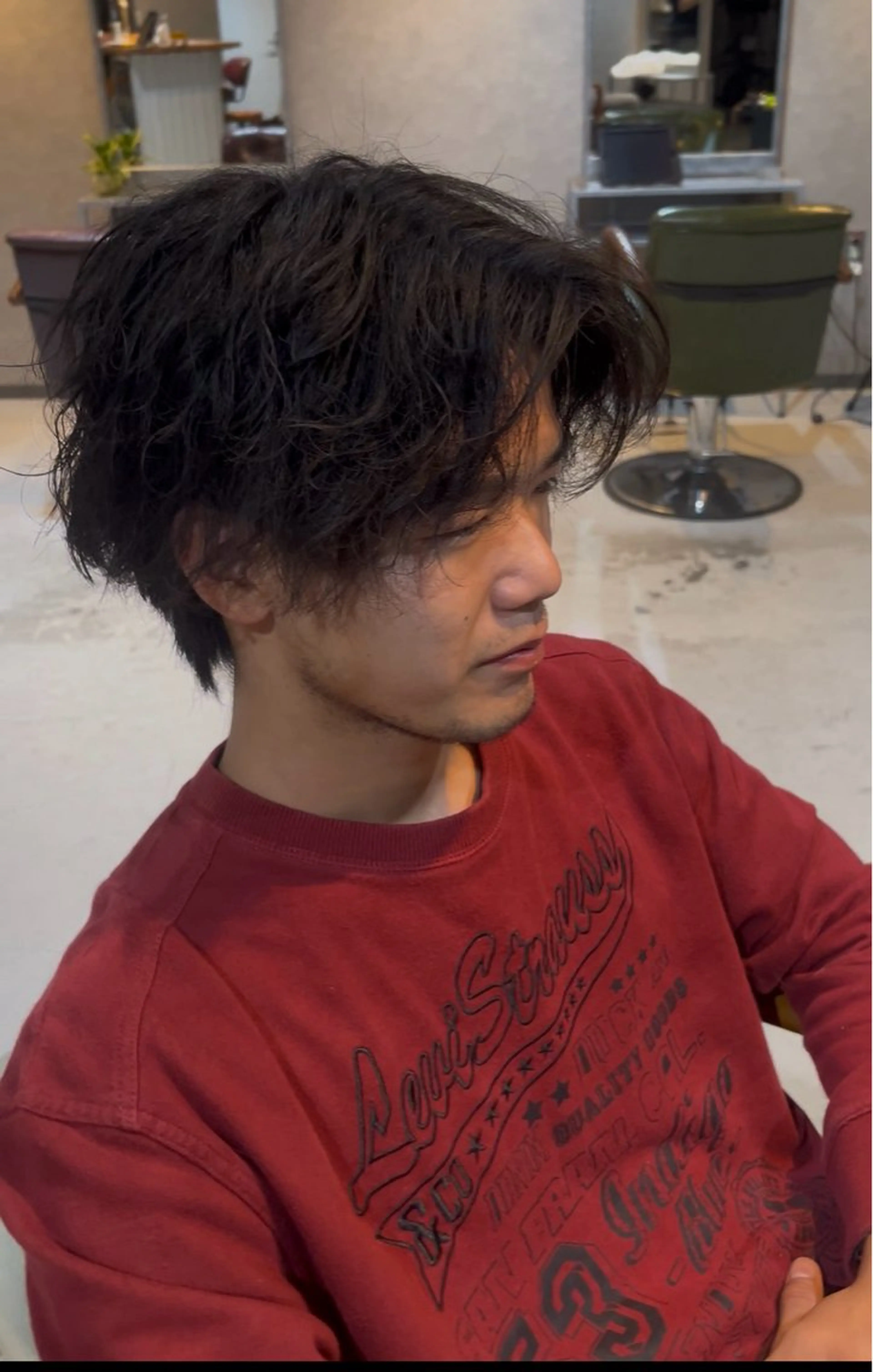 サーフカール(メンズパーマ)11000円→6000円(45%オフ).の写真