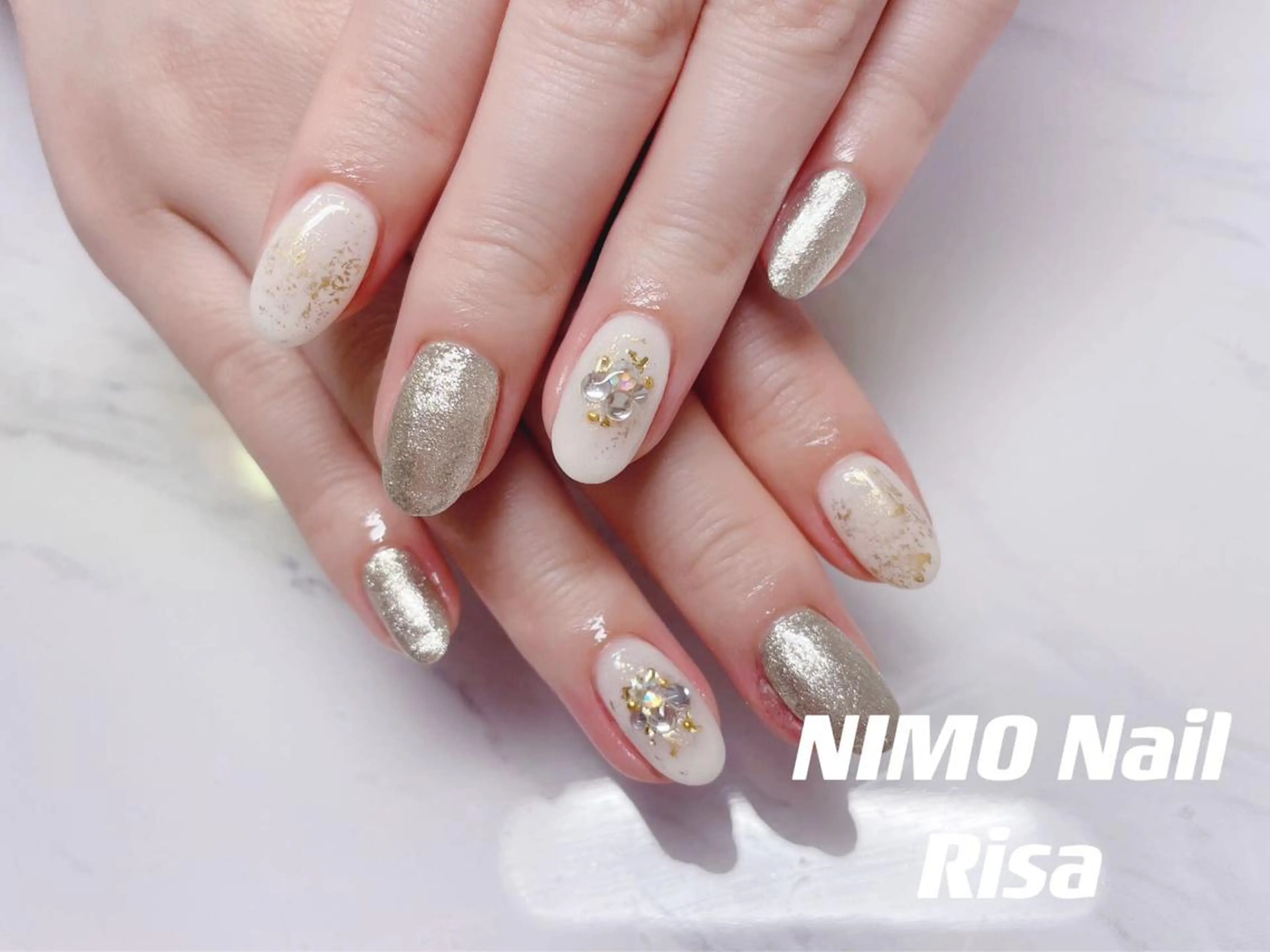 ネイル ハンドネイル RI SA☀️ リサのネイルデザイン