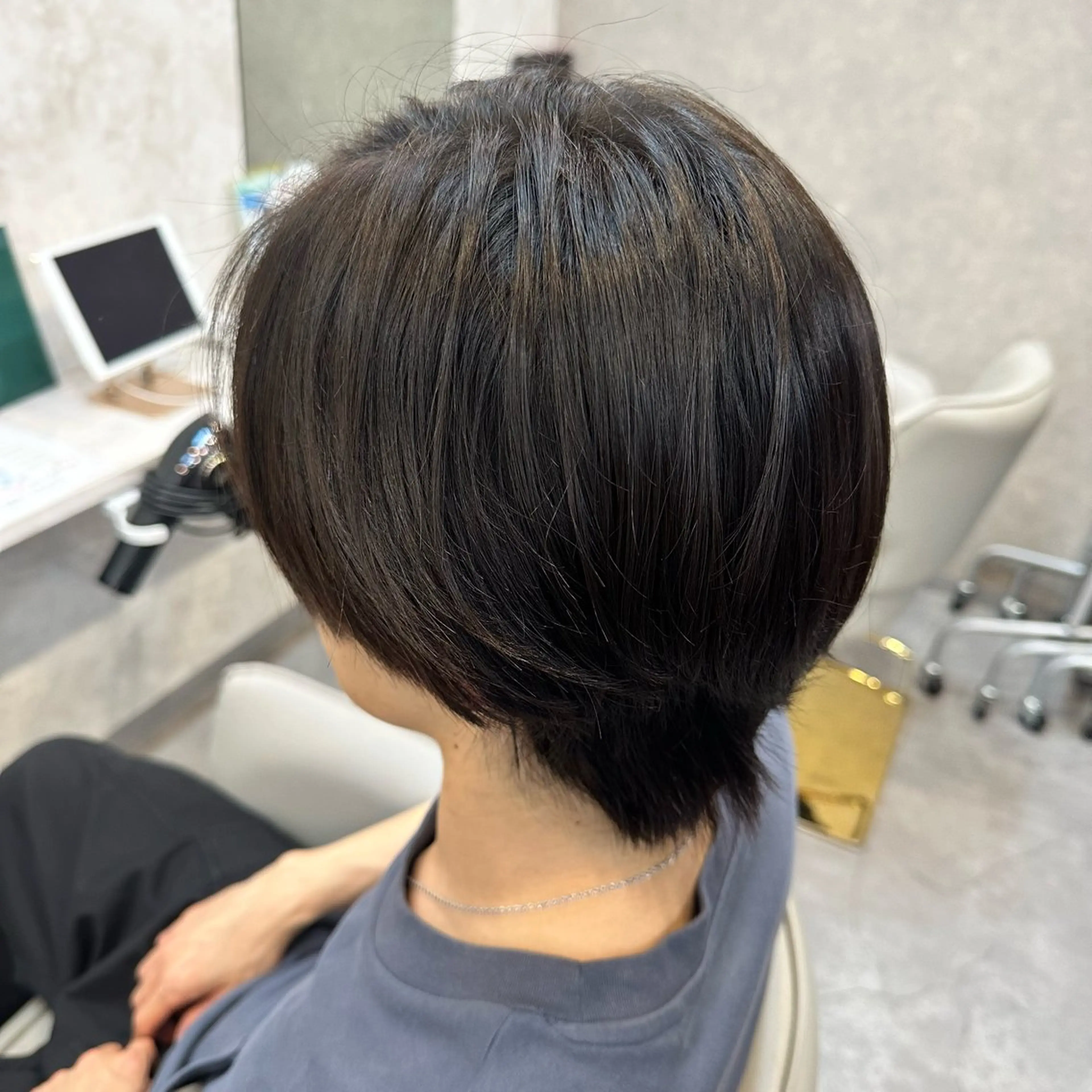 ショート メンズ 縮毛矯正 粟野 裕稀のヘアスタイル