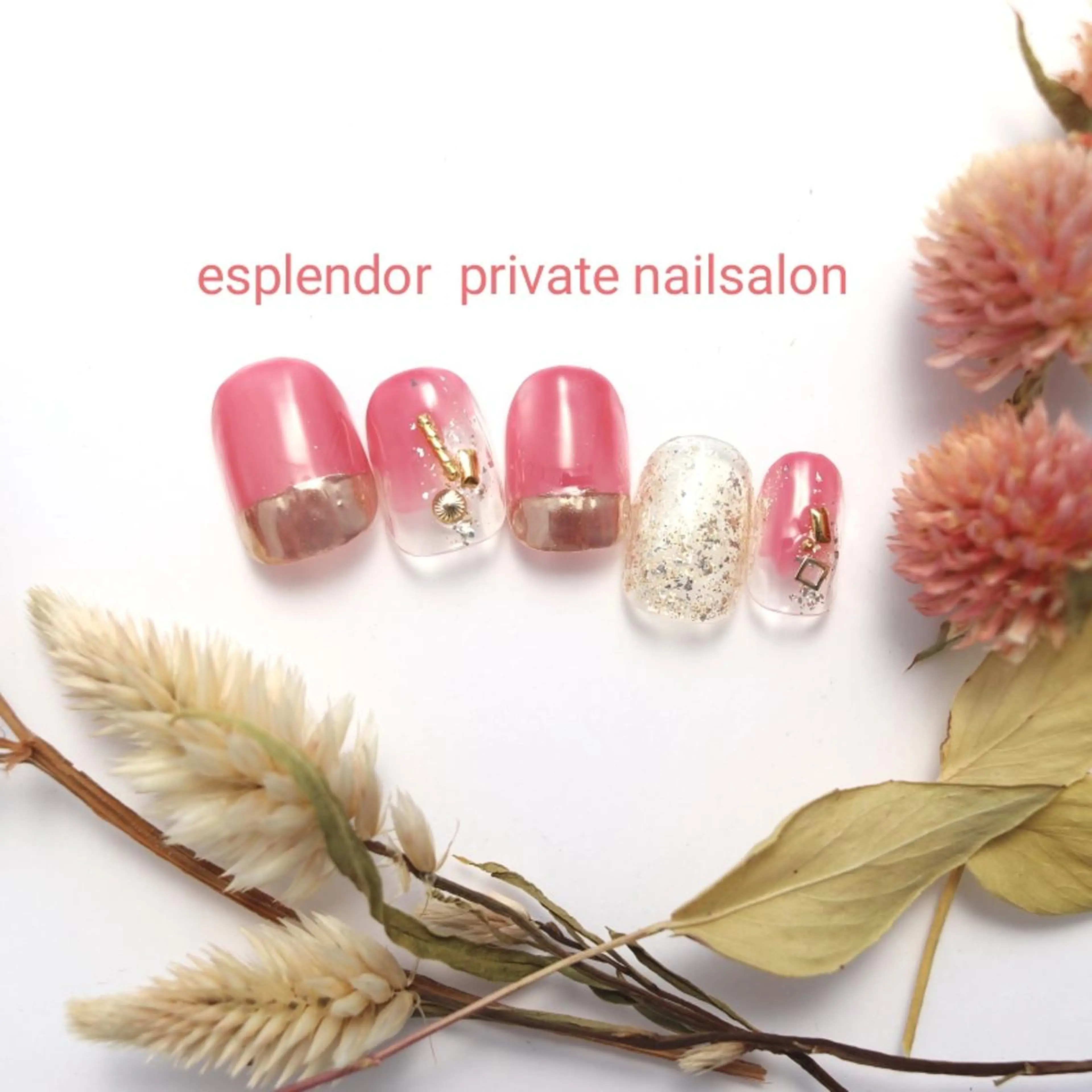 ネイル クリアネイル ニュアンスネイル ピンク ハンドネイル ハンドケア esplendor  エスプレンドル所属・esplendor  エスプレンドルのネイルデザイン