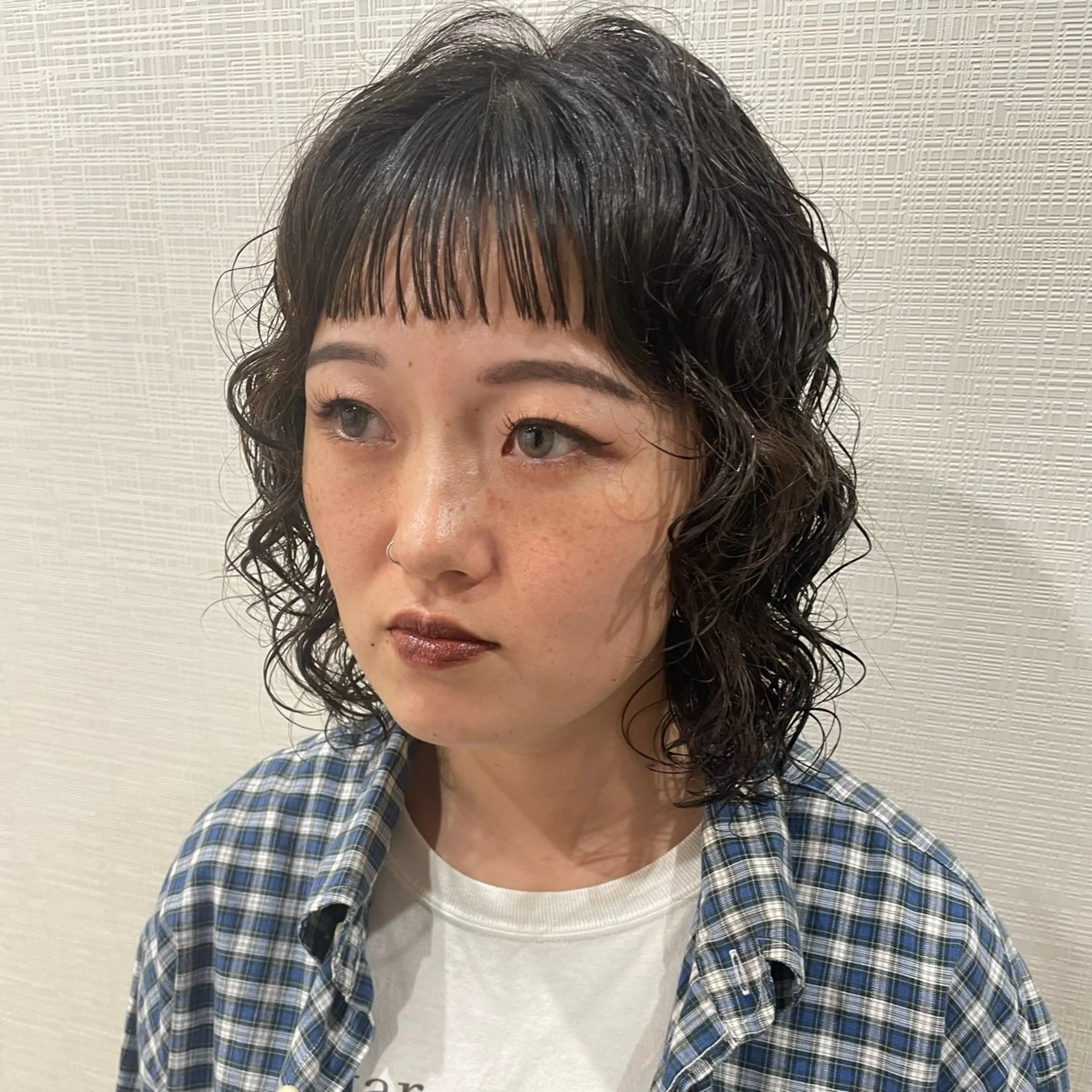 ミディアム パーマ ミディアムパーマ RorriM natsuのヘアスタイル