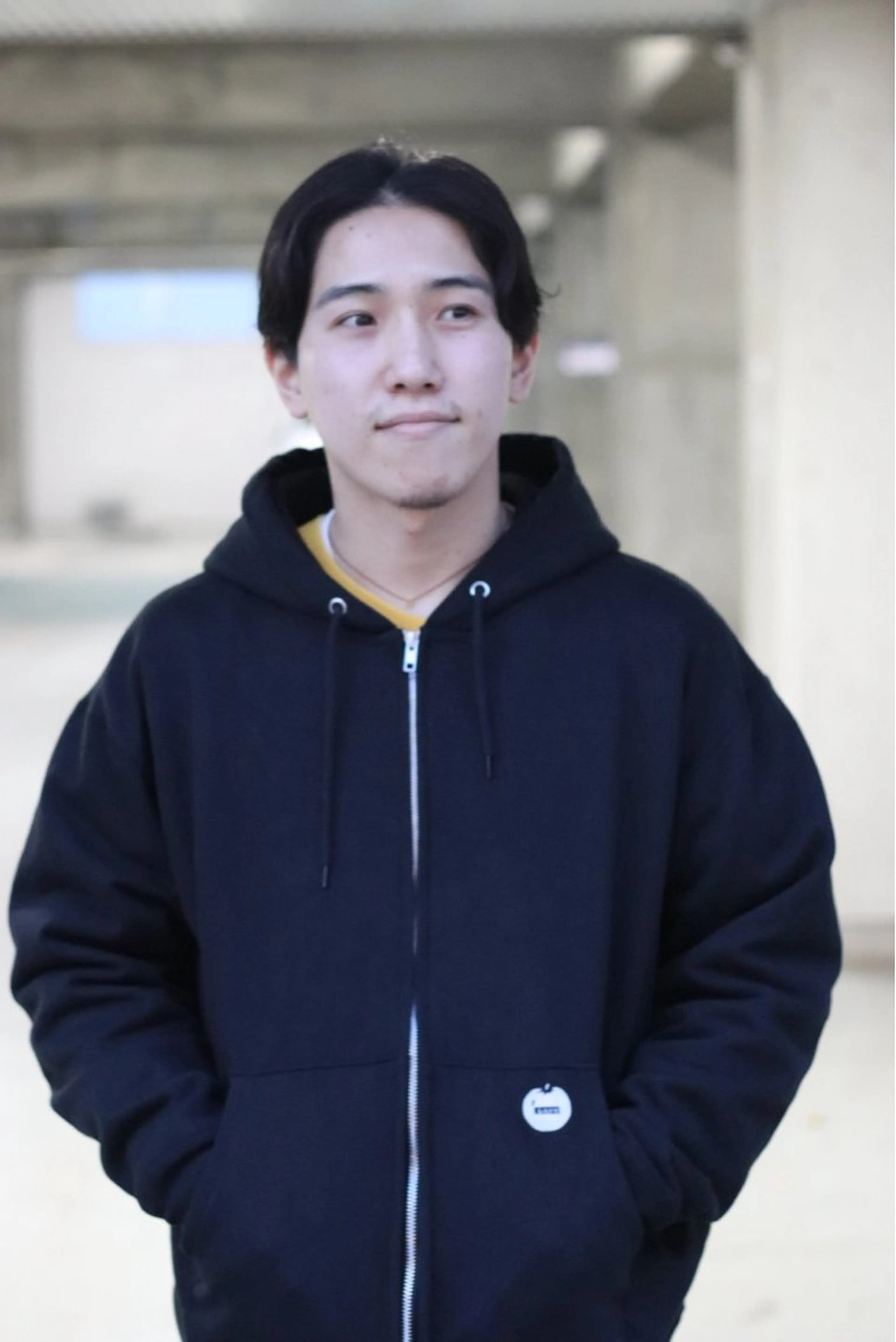 ミディアム メンズ センターパート カット Joh/メンズカット /レイヤー/ブリーチのヘアスタイル