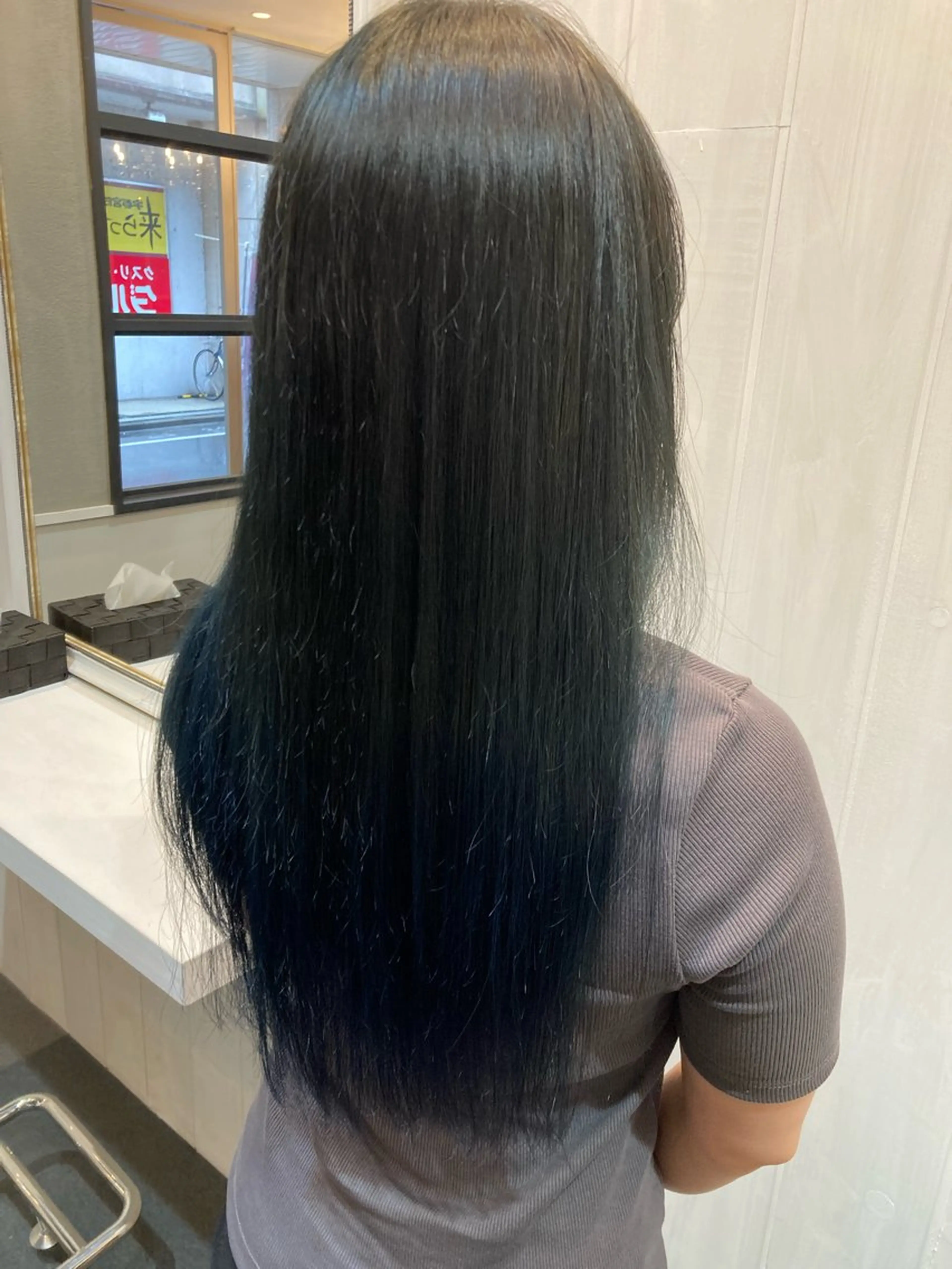 ロング カラー 韓国風ヘア おくれ毛 シースルーバング JUNO HAIR SALON所属・RuCOR. yuriのヘアスタイル