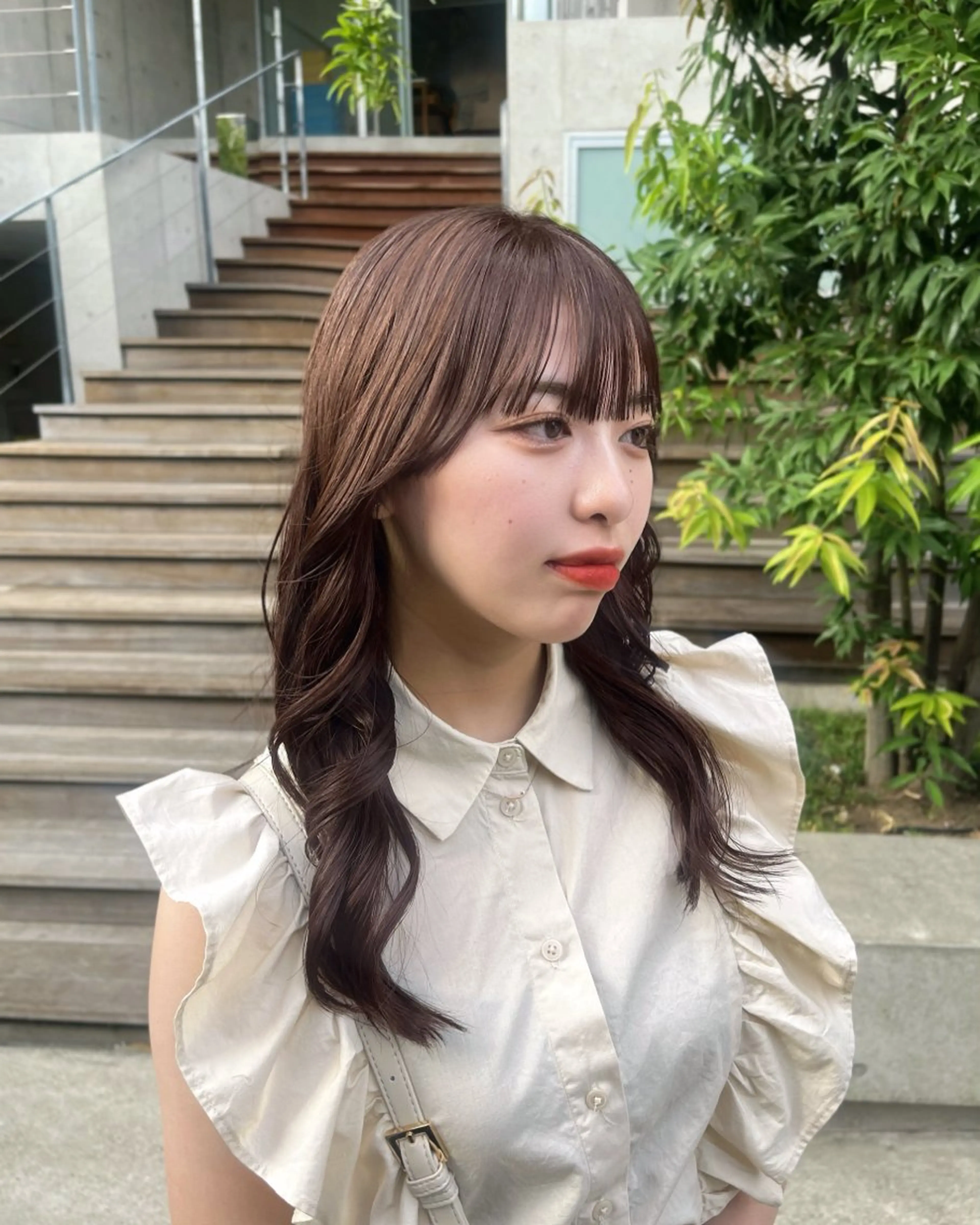 ミディアム カラー 松本優香/ボブ/ダ ブルカラー/髪質改善のヘアスタイル