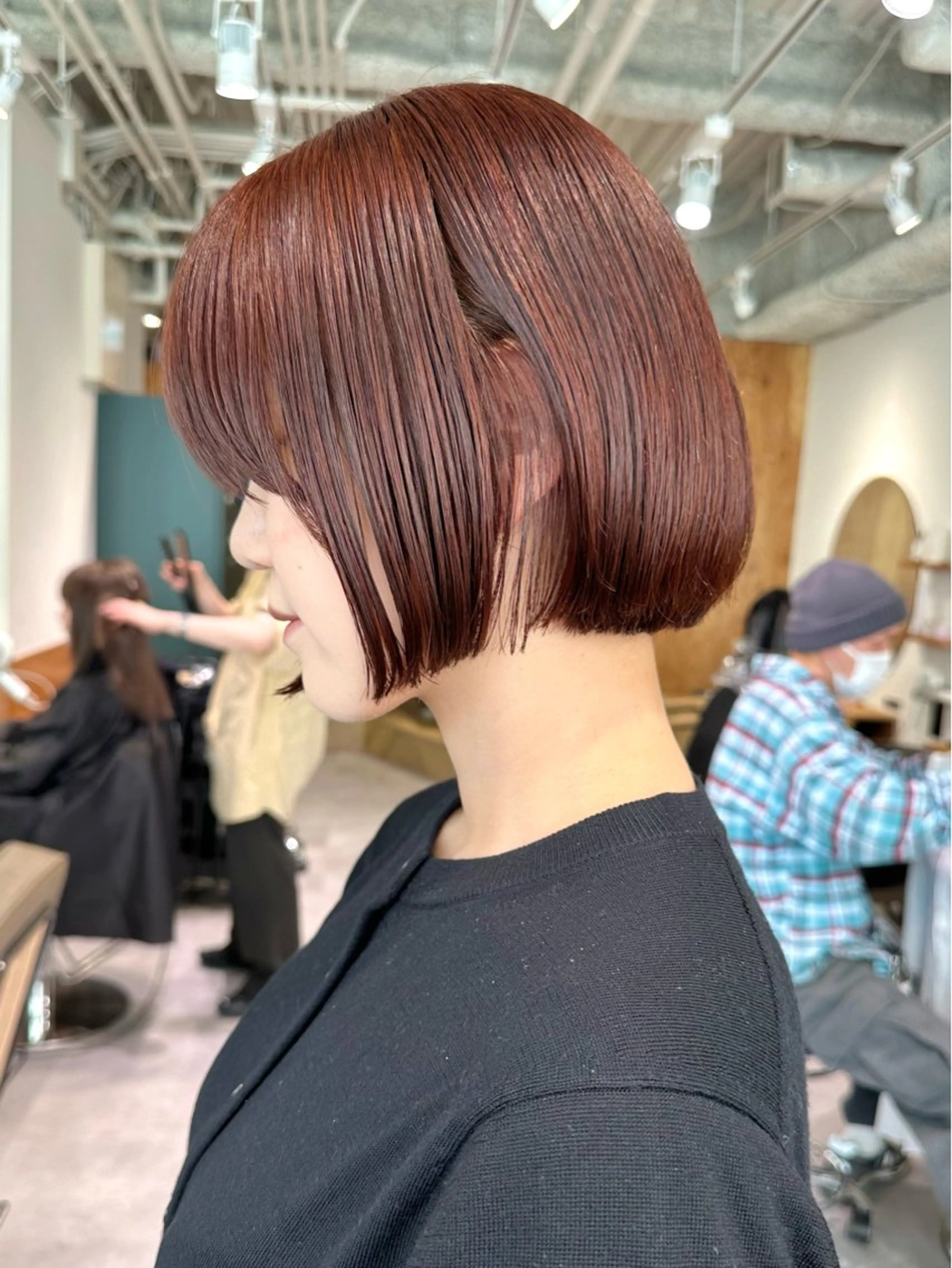 ショート ボブ sea by luvismけやき通り2号店所属・ボブ/ショート/ 縮毛矯正/岸本恭明のヘアスタイル