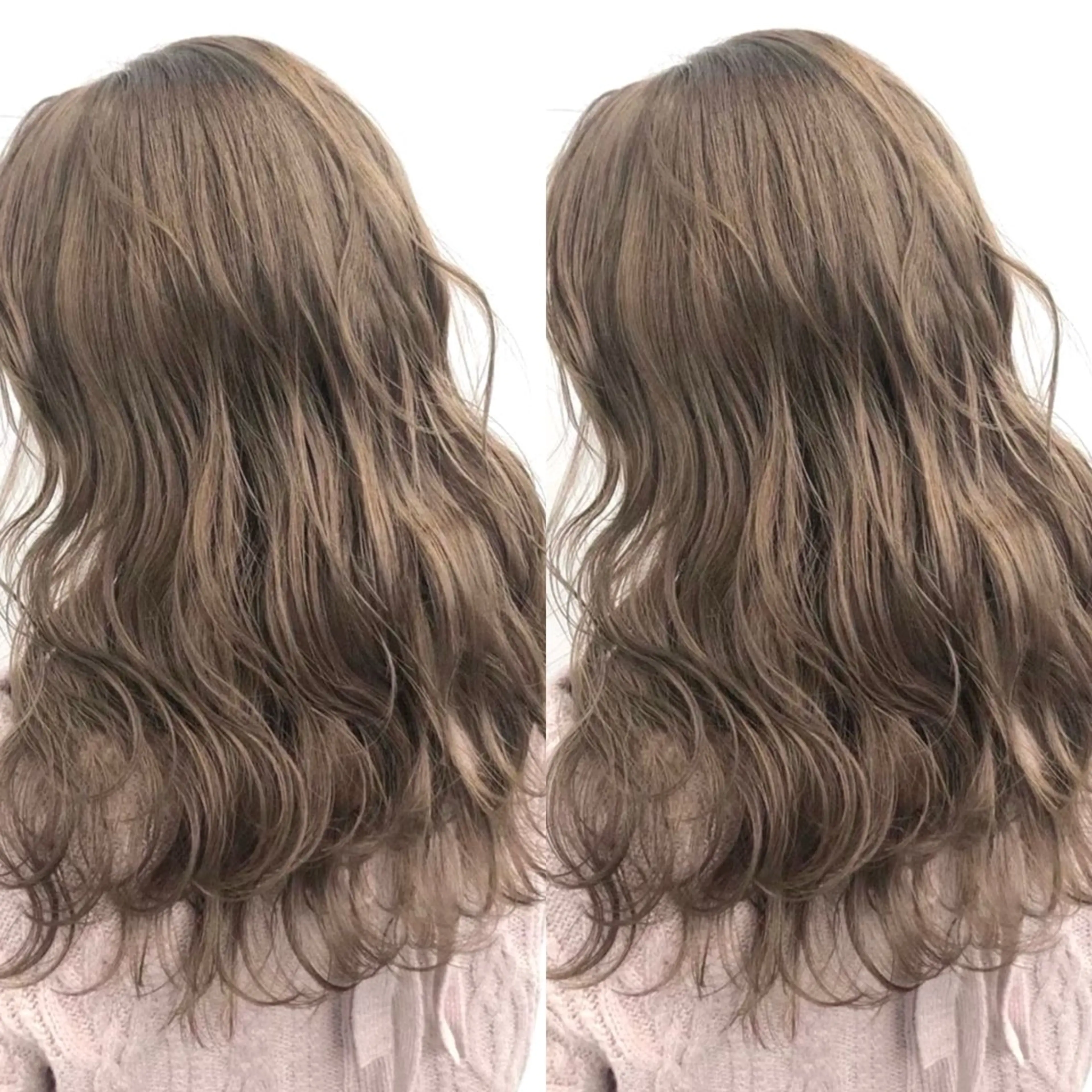 ロング カラー ブラウンカラー カット ヘアカラー トリートメント ヘアセット ブリーチ無しダブル カラー🦕まどかのヘアスタイル