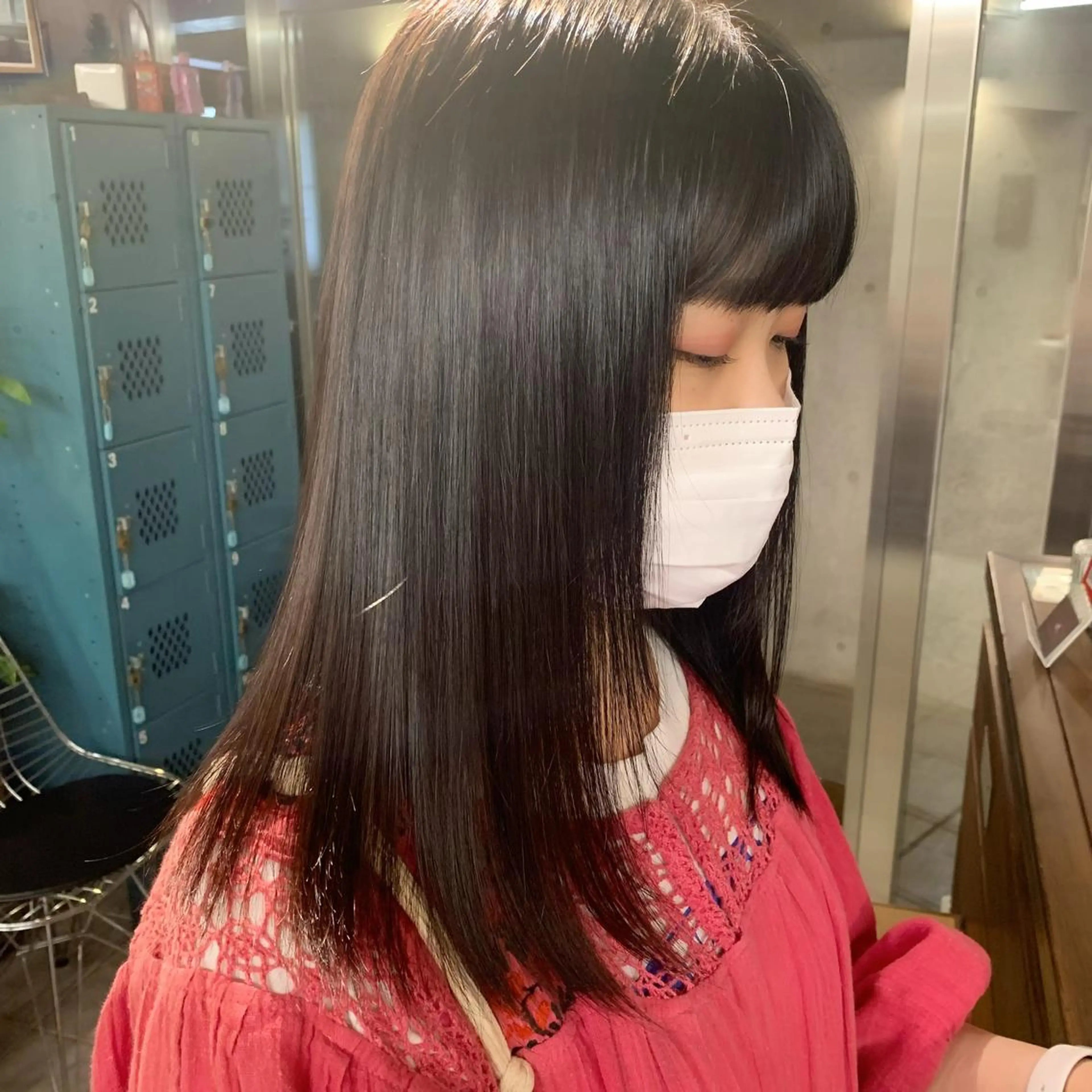 ミディアム カット 縮毛矯正 トリートメント 土屋かすみ✁︎. ꙳ 姫カットのヘアスタイル