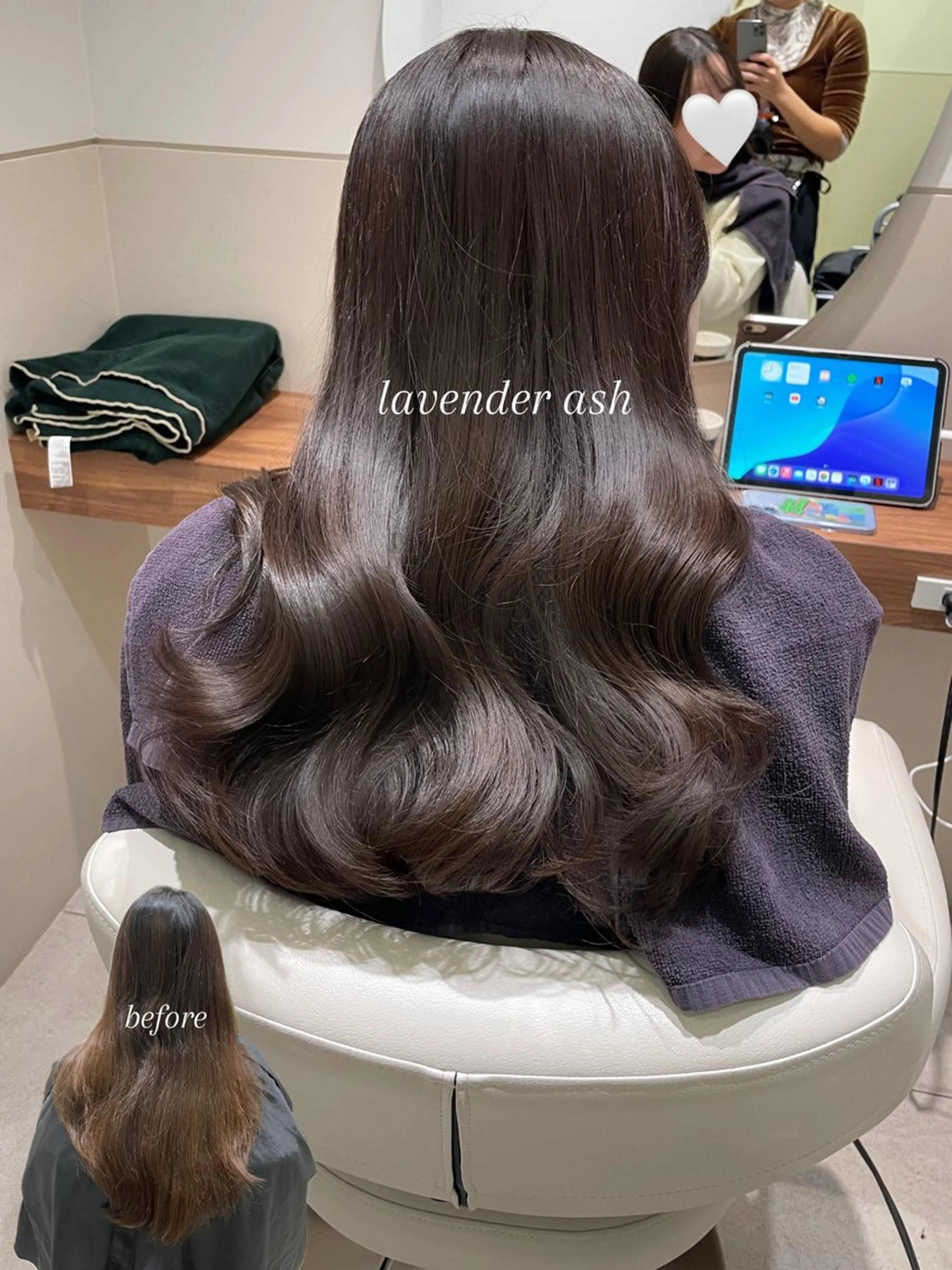 ロング カラー 透明感カラー カット ヘアカラー トリートメント 岩田菜央 《武蔵小杉》のヘアスタイル