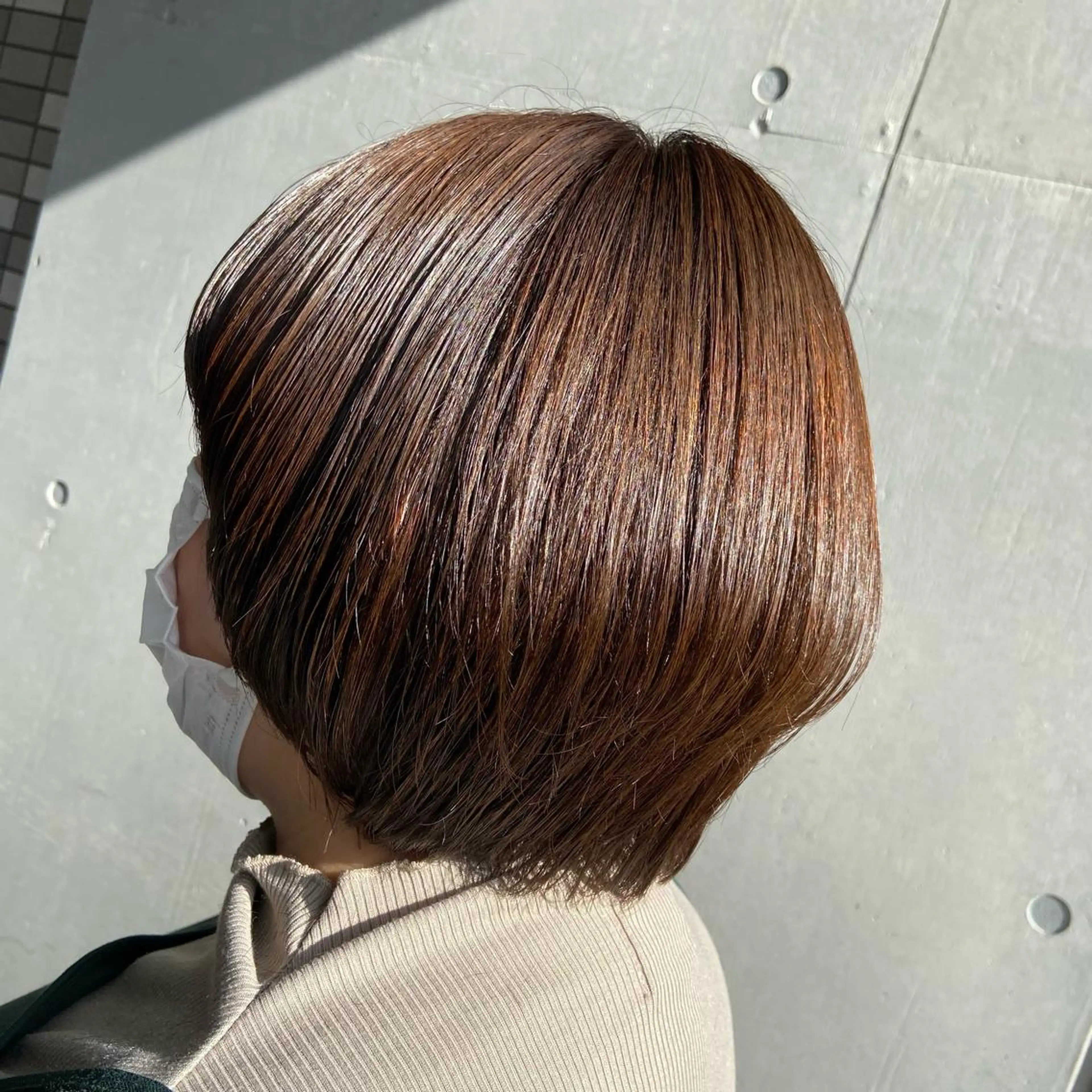 ショート カラー ボブ カット ヘアカラー インナーカラー指名 No.1菊池柊真のヘアスタイル