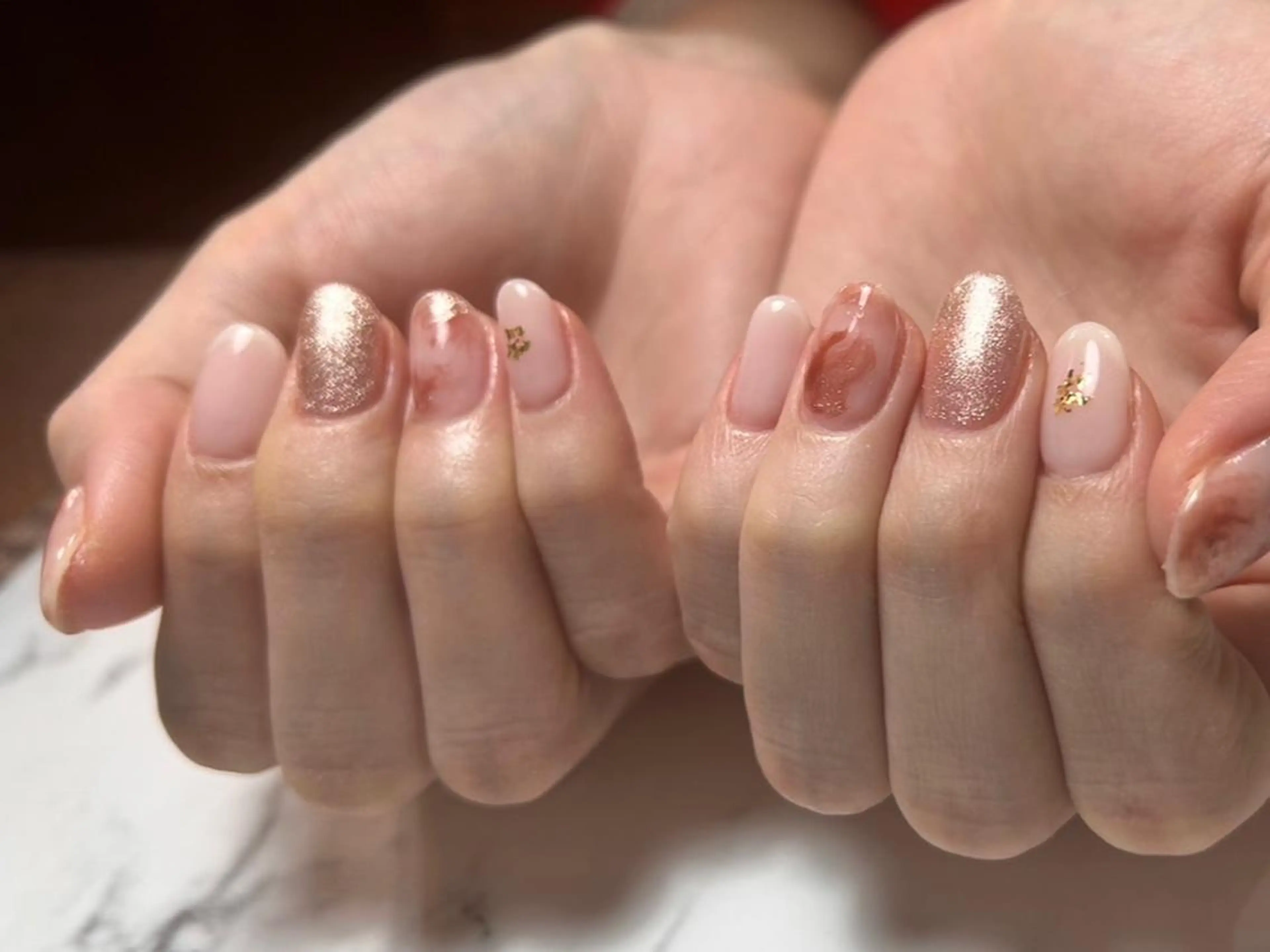 ネイル アートネイル ロングネイル シンプルネイル Nailist Honamiのネイルデザイン