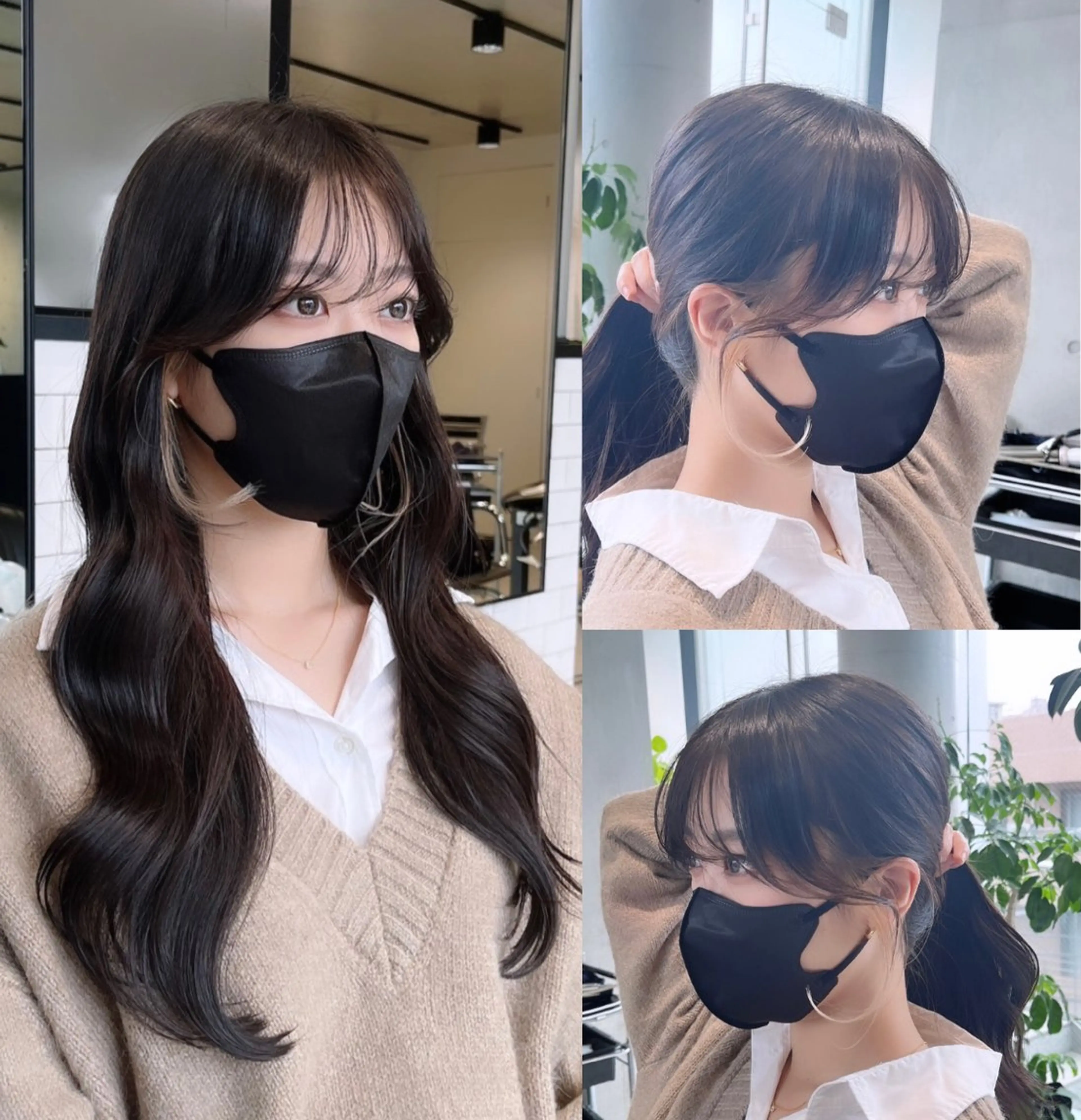 セミロング カラー カット ヘアカラー トリートメント 🌫️大人韓国ヘア 🌫️naoyaのヘアスタイル