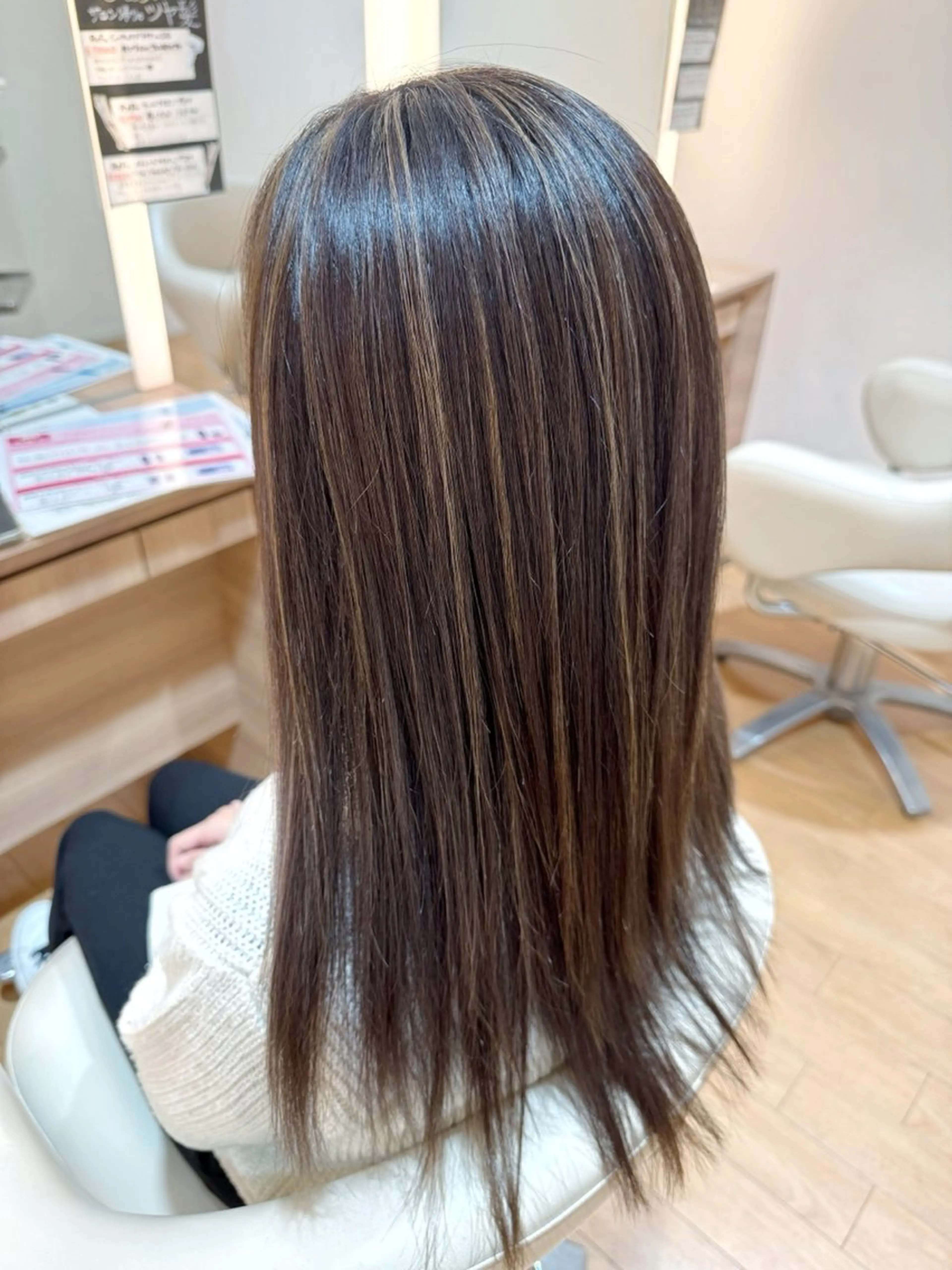 ロング ハイライト ロング 髪質改善/ハイライト 小林秀樹のヘアスタイル