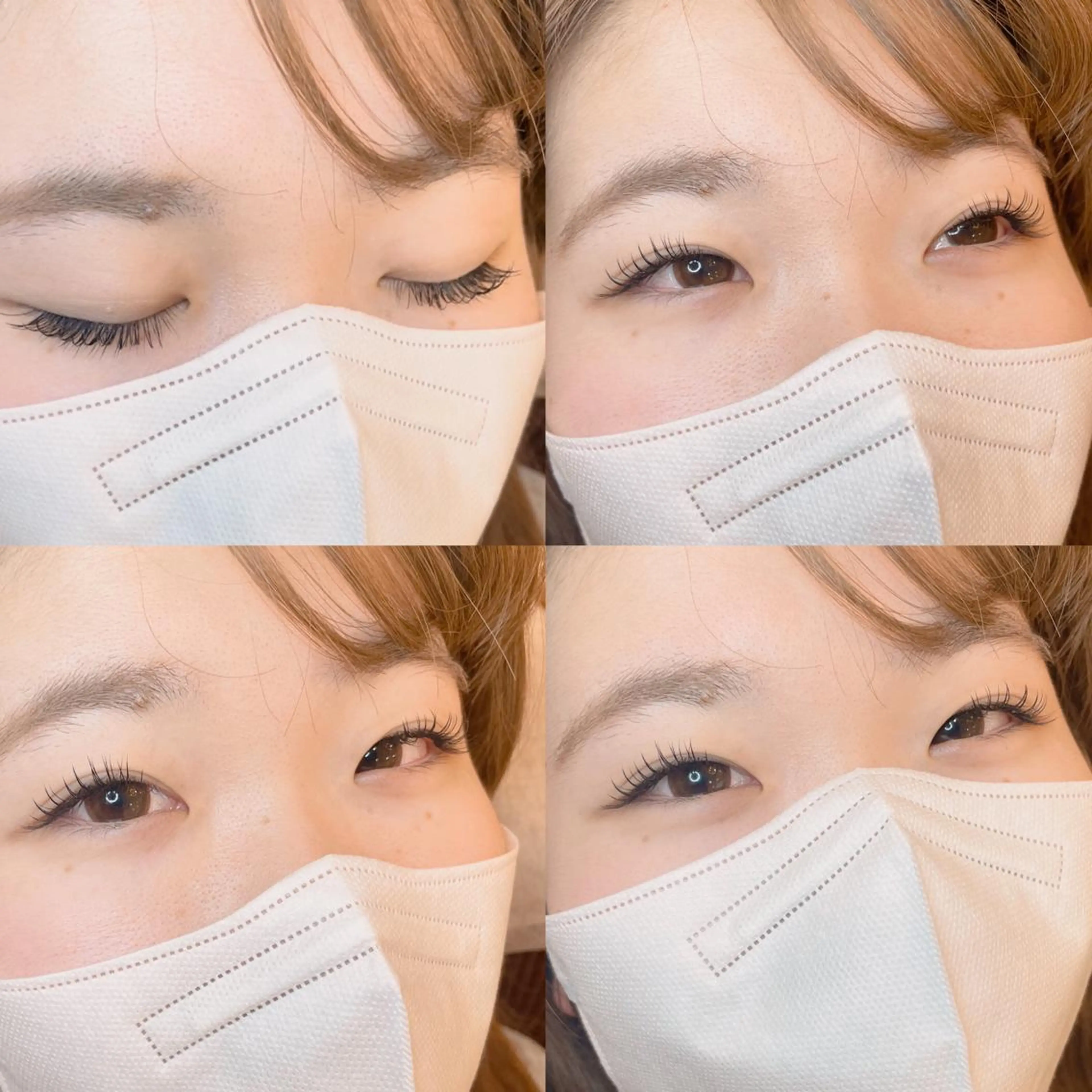 ロング カラー パーマ ヘアアレンジ メンズ キッズ ネイル マツエク・マツパ アイブロウ フラットラッシュ マツエク Cupidトップ アイリスト石川のマツエク・マツパデザイン