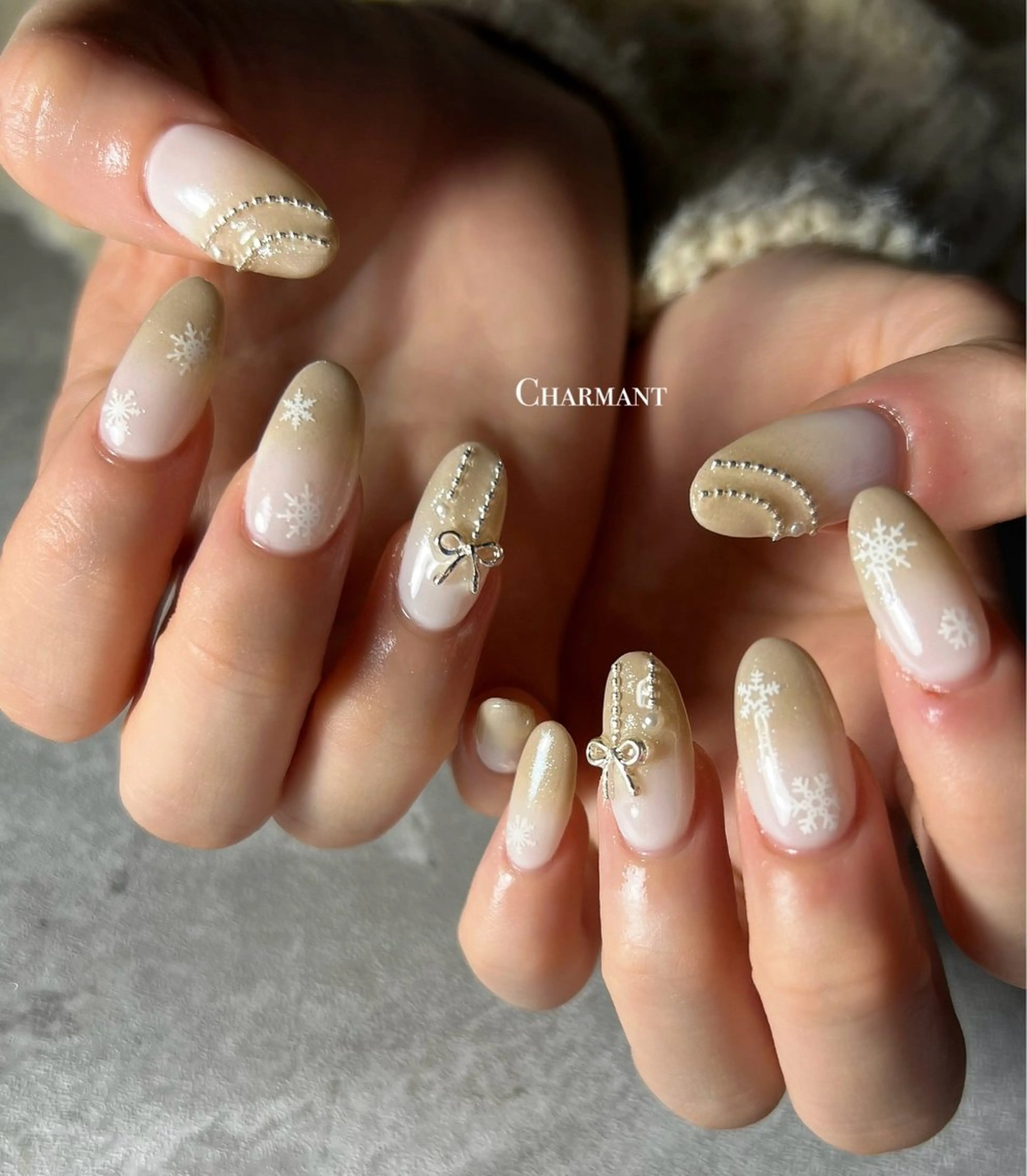 ネイル ハンドネイル Minako 【Charmant】のネイルデザイン