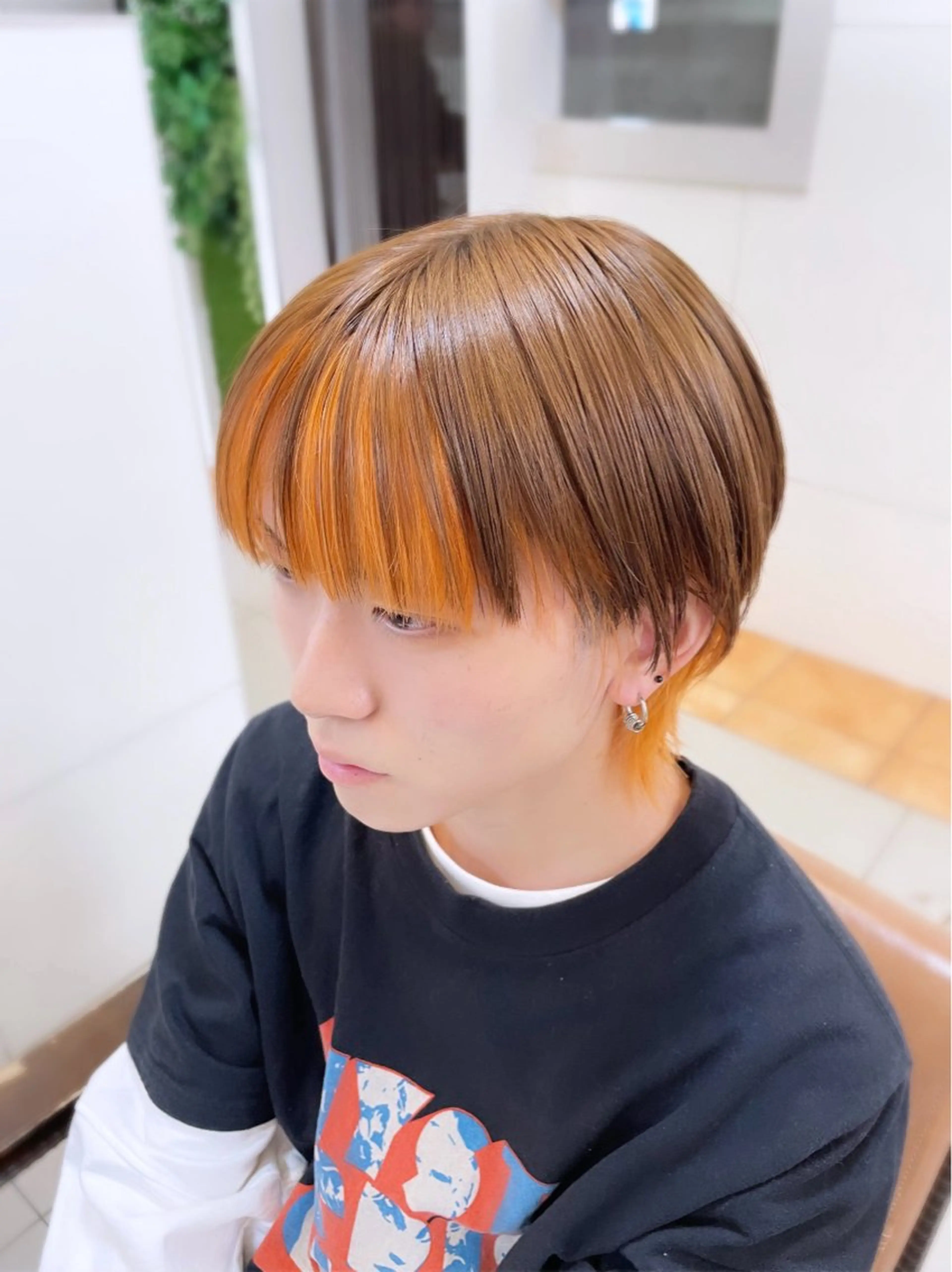 イヤリングカラー＋TOKIOトリートメントの写真