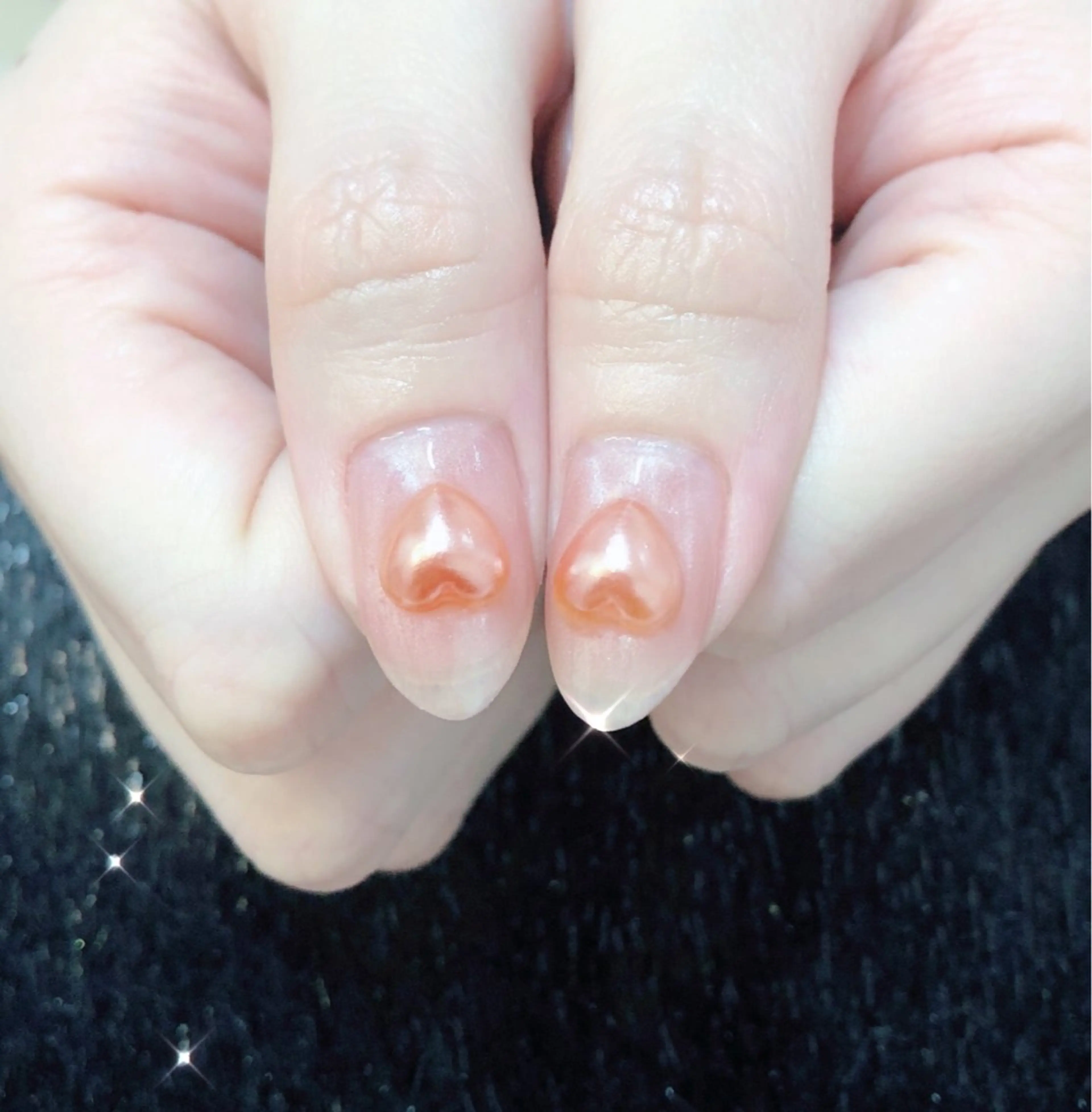 ネイル フットネイル ジェルネイル ハート 韓国ネイル マグネットネイル 大門浜松町 ネイルのネイルデザイン