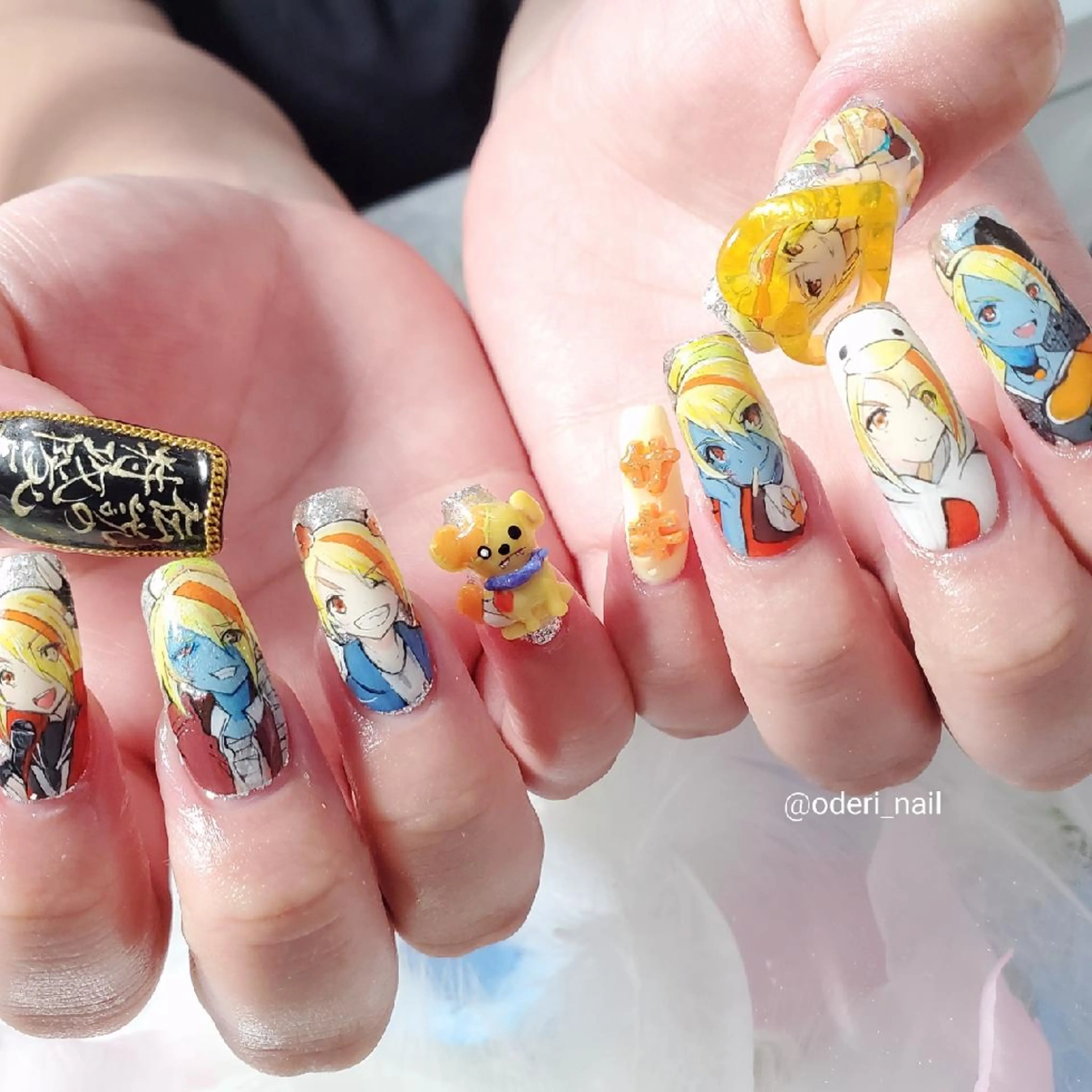 ネイル アートネイル ジェルネイル おで@ oderi_nailのネイルデザイン