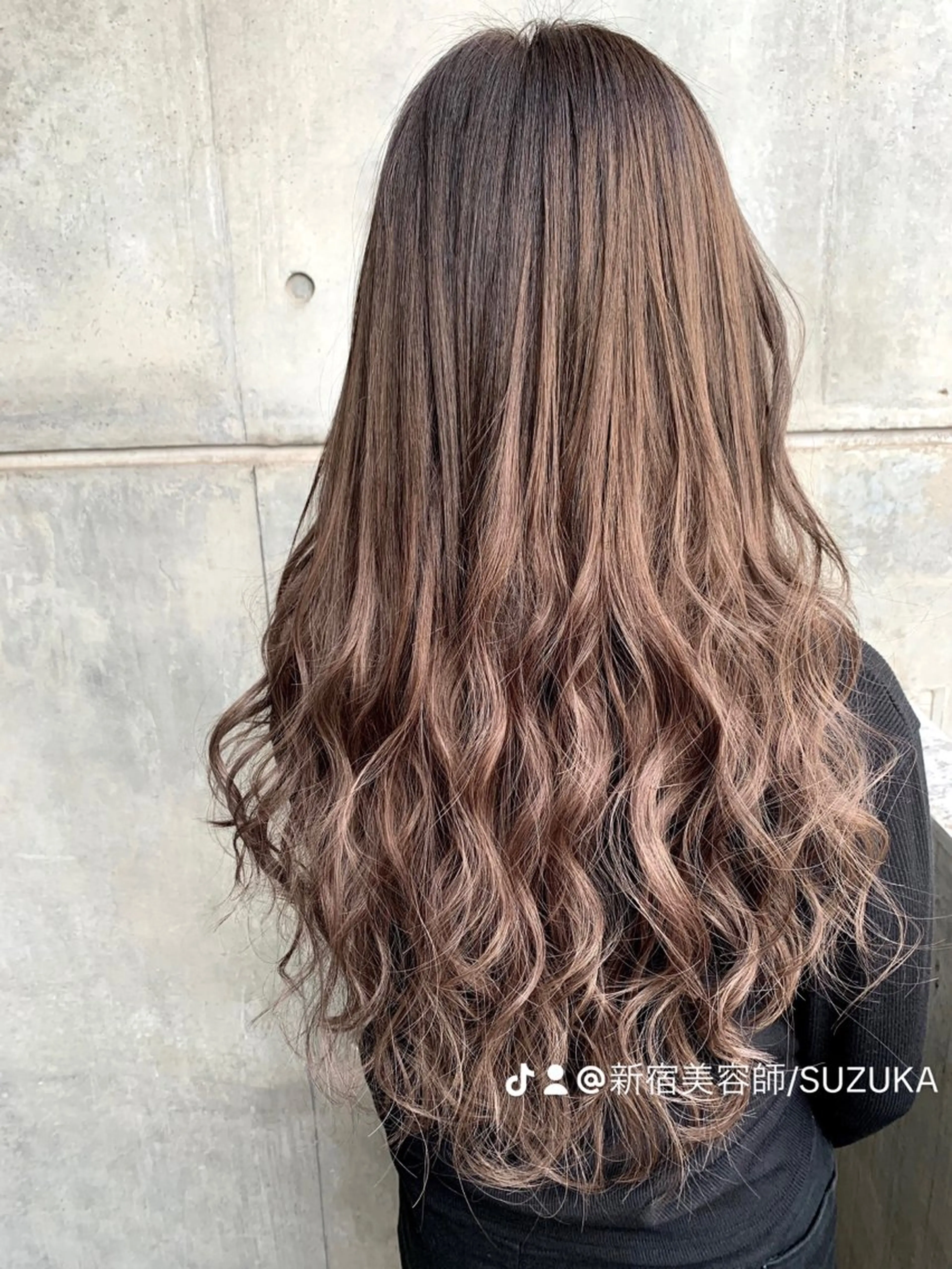 セミロング カラー ヘアアレンジ 髪質改善/縮毛/新宿 🫧SUZUKA🫧のヘアスタイル